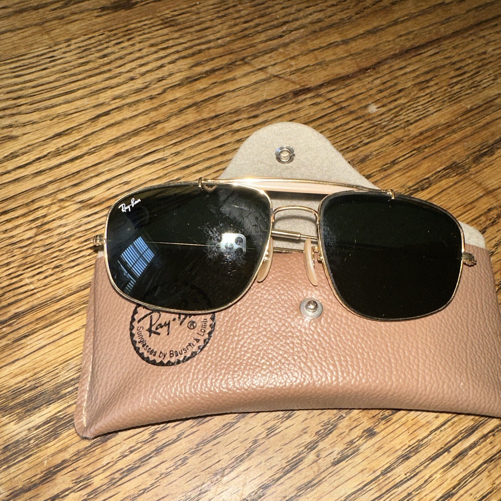 VINTAGE SUNGLASSES RAY BAN EXPLORER W0964 58 17 BAUSCH LOMB