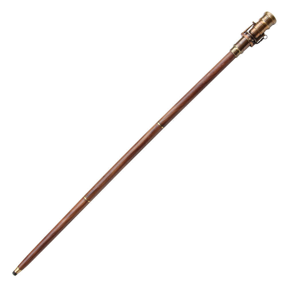 Handmade Would Be Lost Without You Steampunk Victorian Walking Cane Staff
