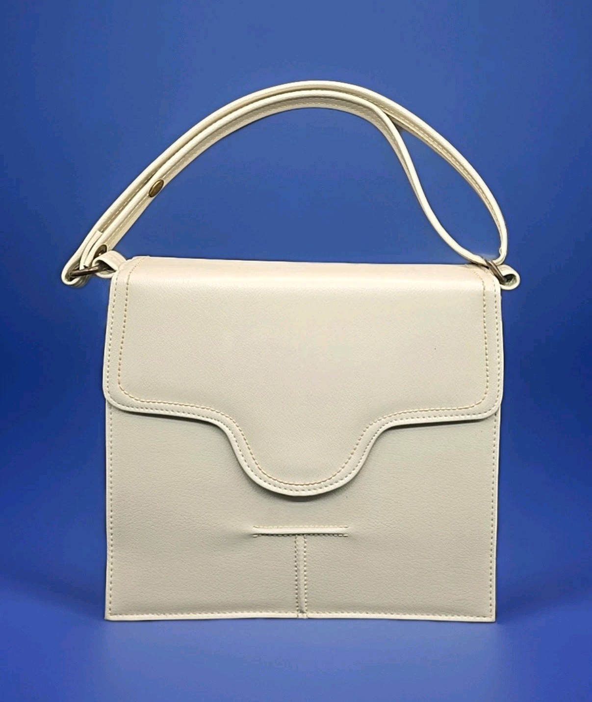 1950s Argenbrights Air Step Handbag Martinsburg/ Winchester WV Cream Purse