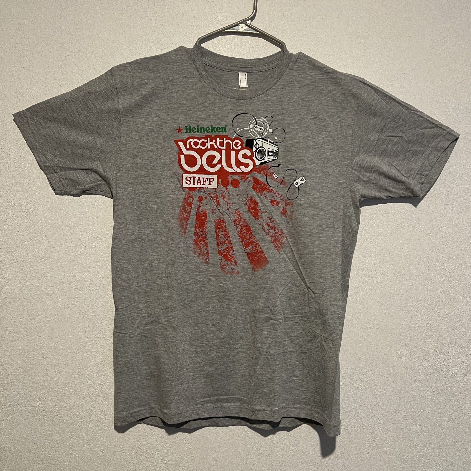 2007 Rock The Bells x Heineken Staff Shirt NEW Y2K Vintage Festival Concert A6