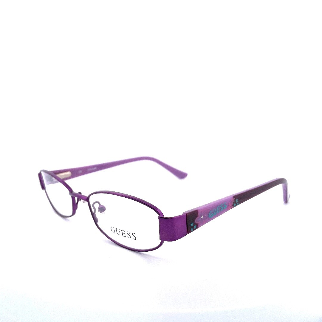 Guess Eyeglasses GU 9119 Purple 48-16mm New 100% Authentic With Case