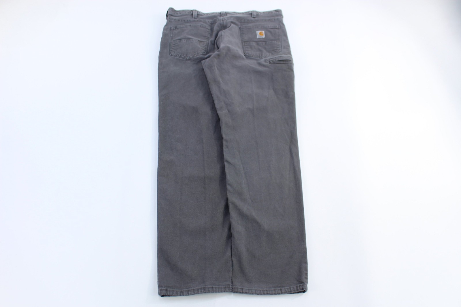 Carhartt Logo Patch Grey Relaxed Fit Pants