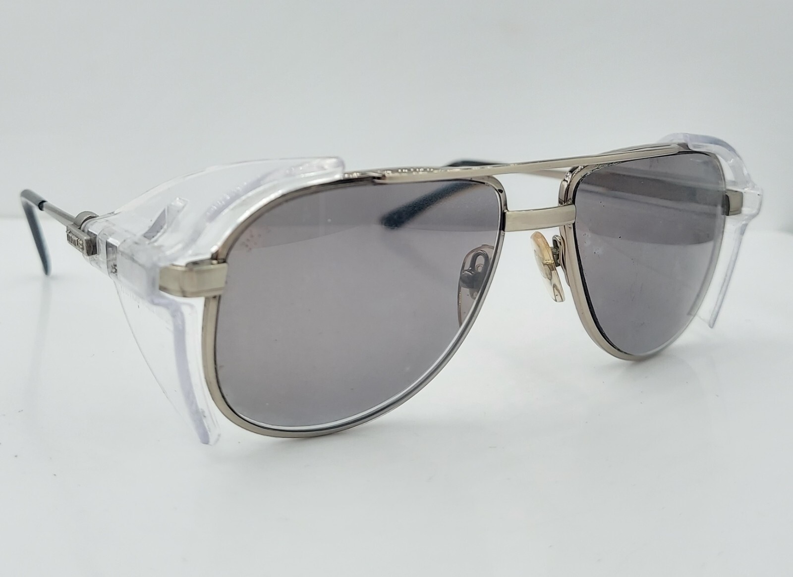 Vintage Titmus EN166 Silver Pilot Metal Sunglasses USA FRAMES ONLY
