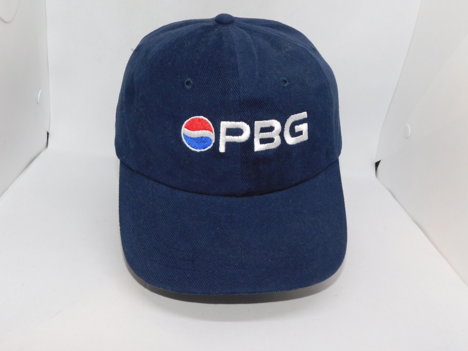 Pepsi Hat Cap Strap Back Blue Adj PBG 2000 1ST ANNIVERSARY HEAD SHOTS KC CAPS
