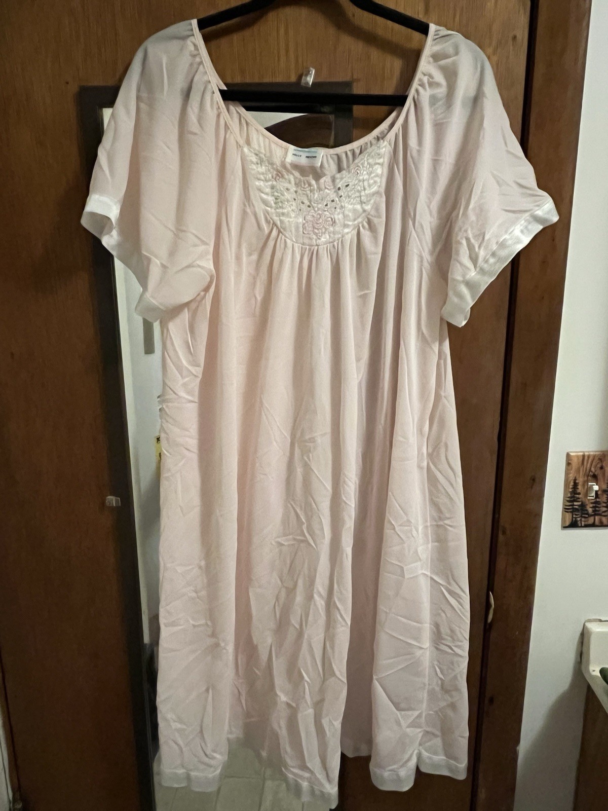 Vintage Pretty Pink Kelly Reed Nightgown Size Medium
