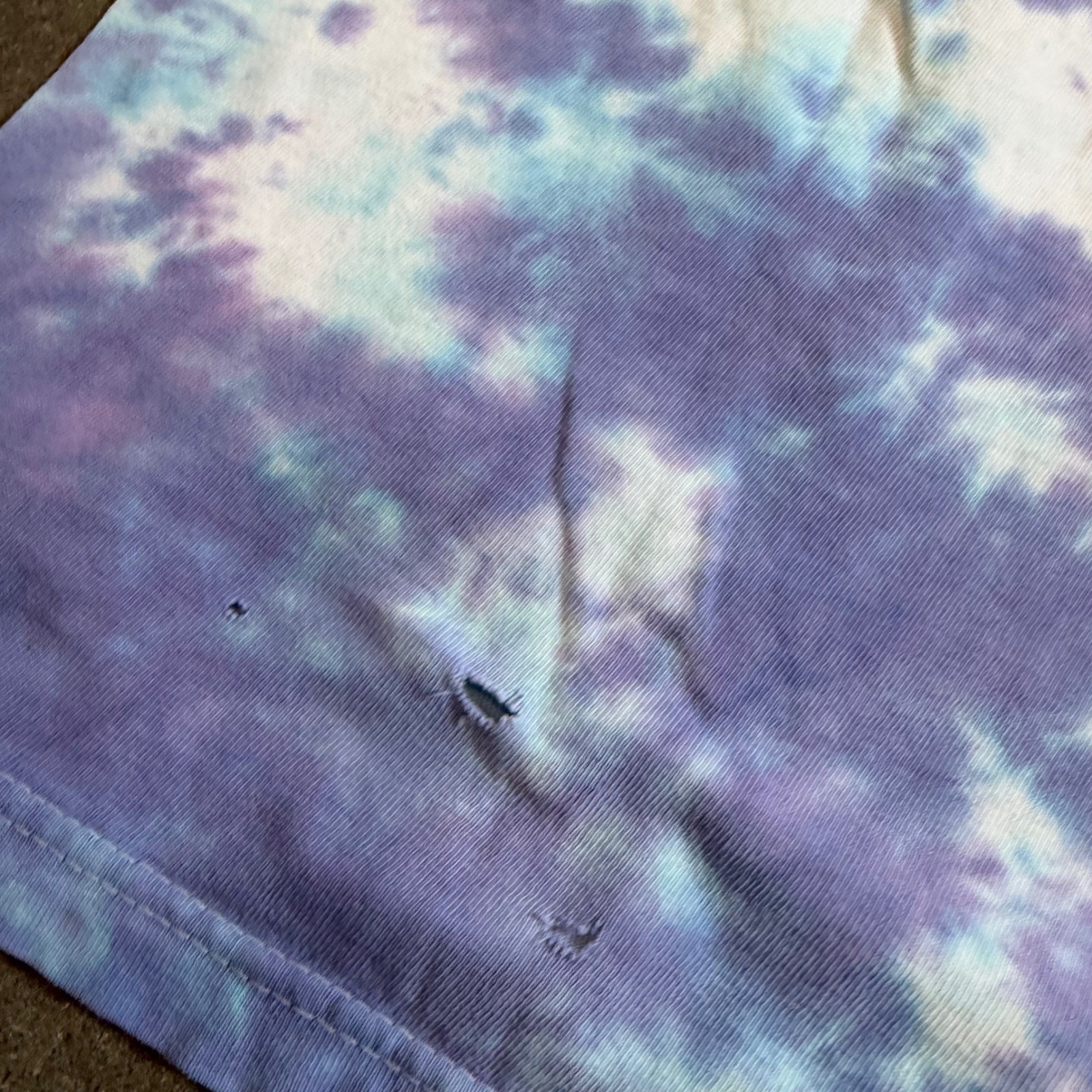 Vintage CSNY Crosby Stills Nash & Young Tour T-Shirt XL Purple Tie Dye 90s Band