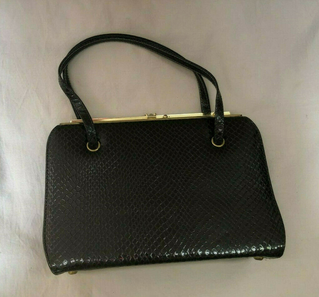 Vintage Naturalizer Women’s Brown Simulated Leather Satchel Bag