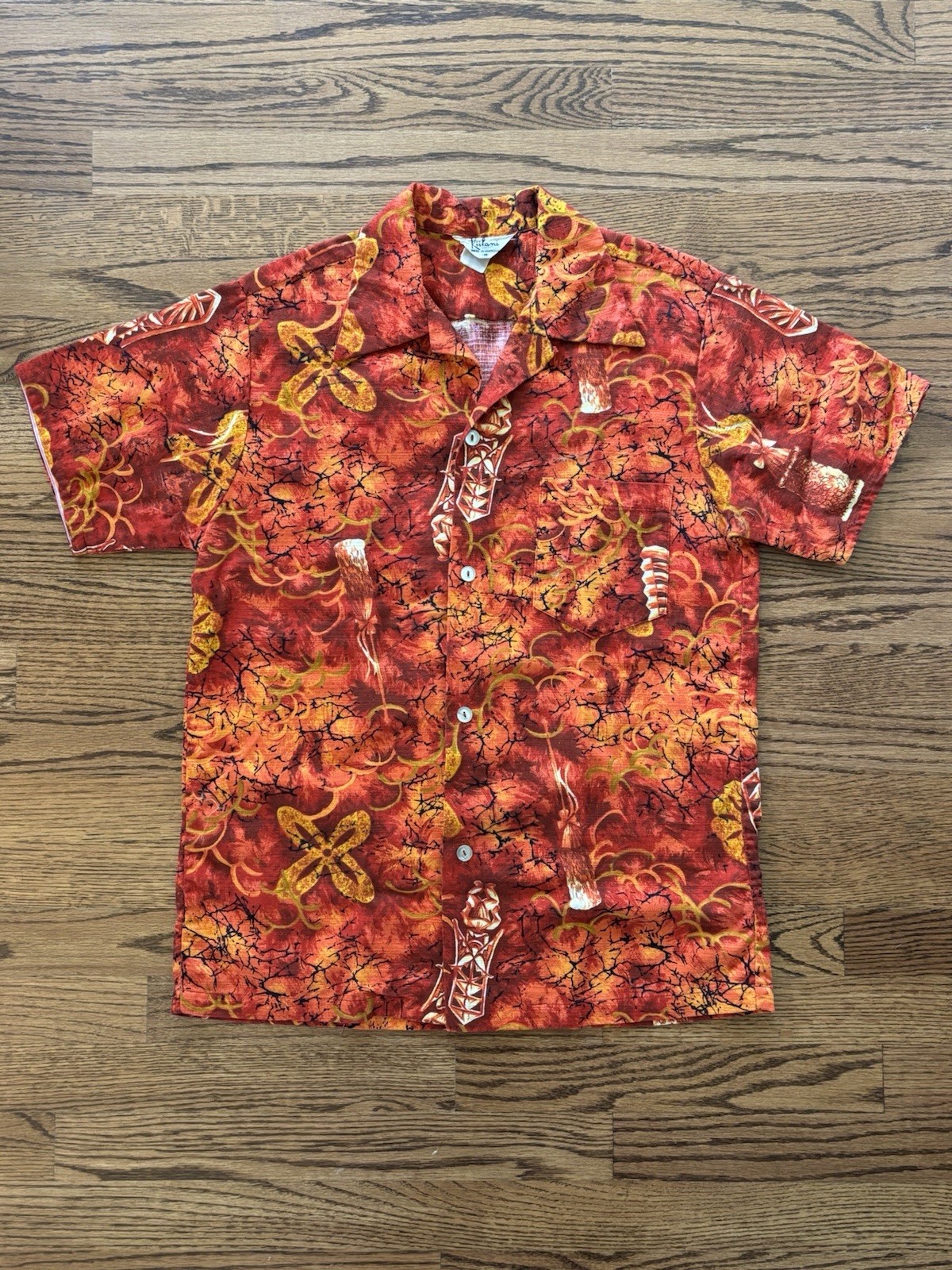 “Kiilani” Hawaiian Aloha Shirt by Alfred Shaheen Vintage Original 1950’s