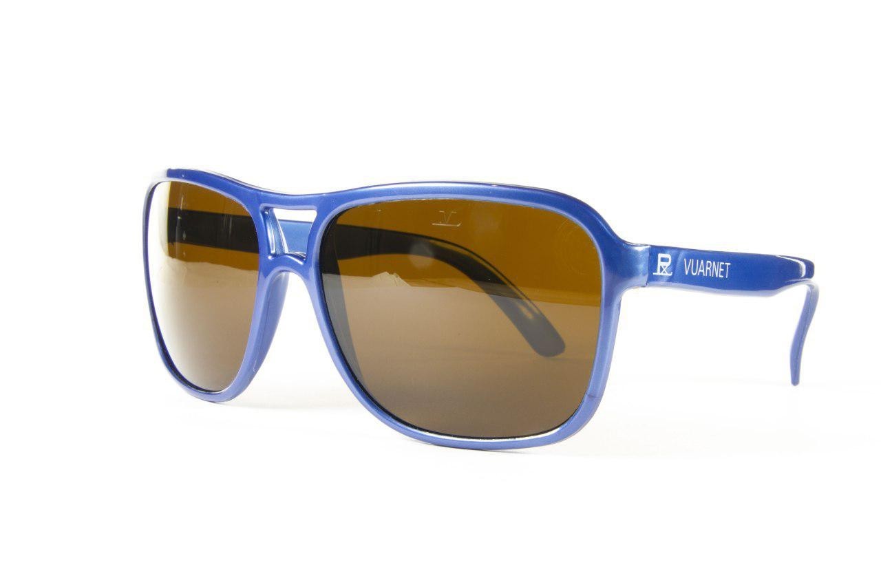 299$ Vintage Vuarnet 003 Blue Sunglasses PX5000 Dark Brown Glass Mineral lens