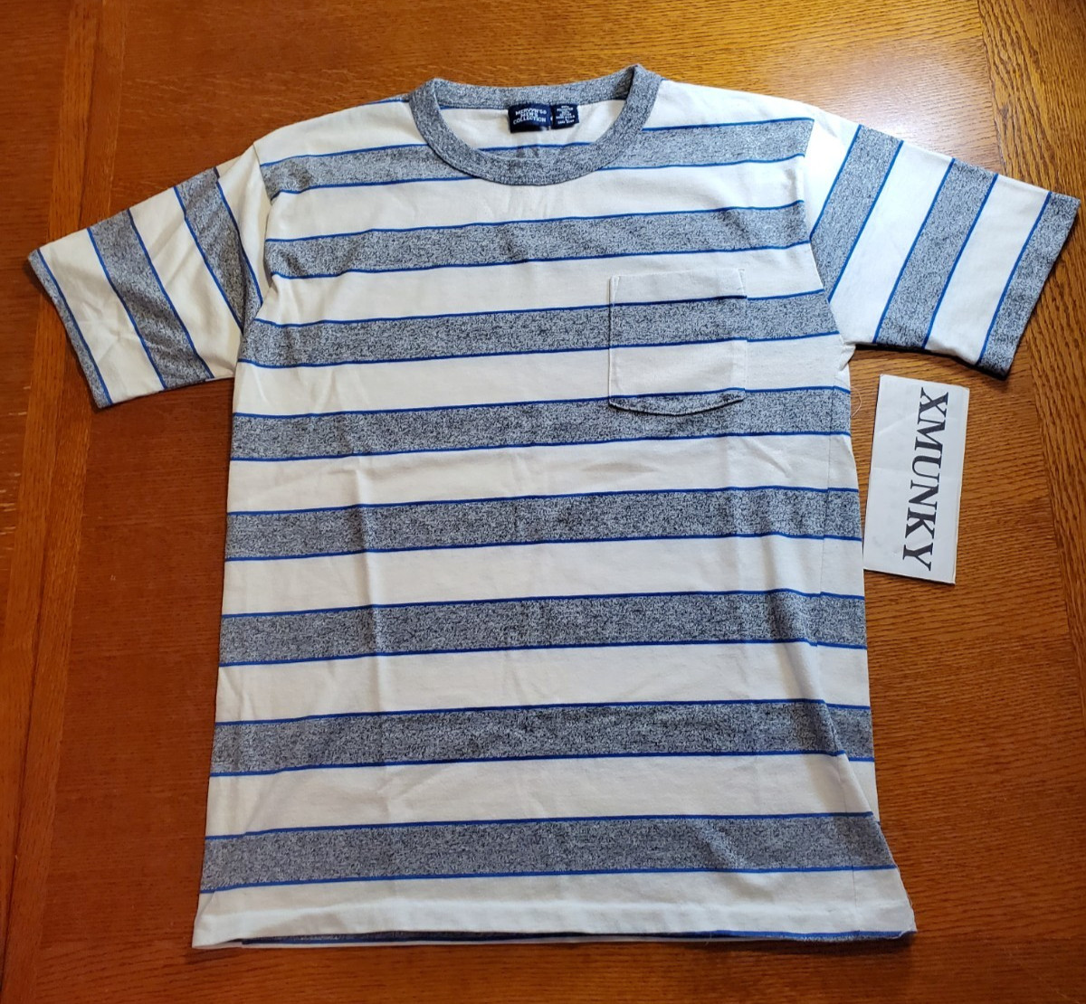 Vintage 1980’s Mervyn’s Men’s Collection Striped Short-Sleeve T-Shirt – Large