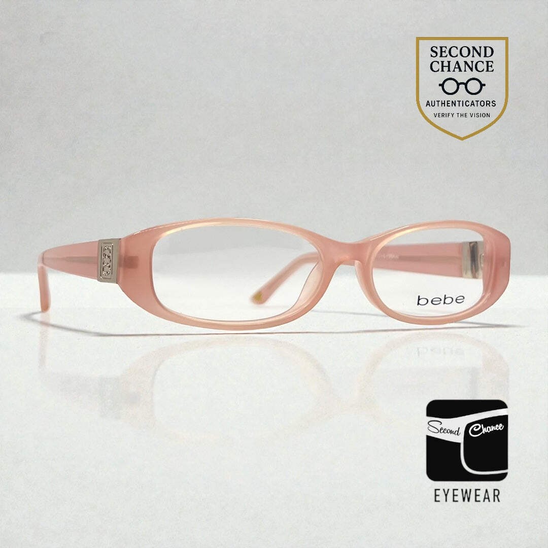 bebe Luminous Pink Optical Frames 51-15-135 Deadstock Unworn Y2K
