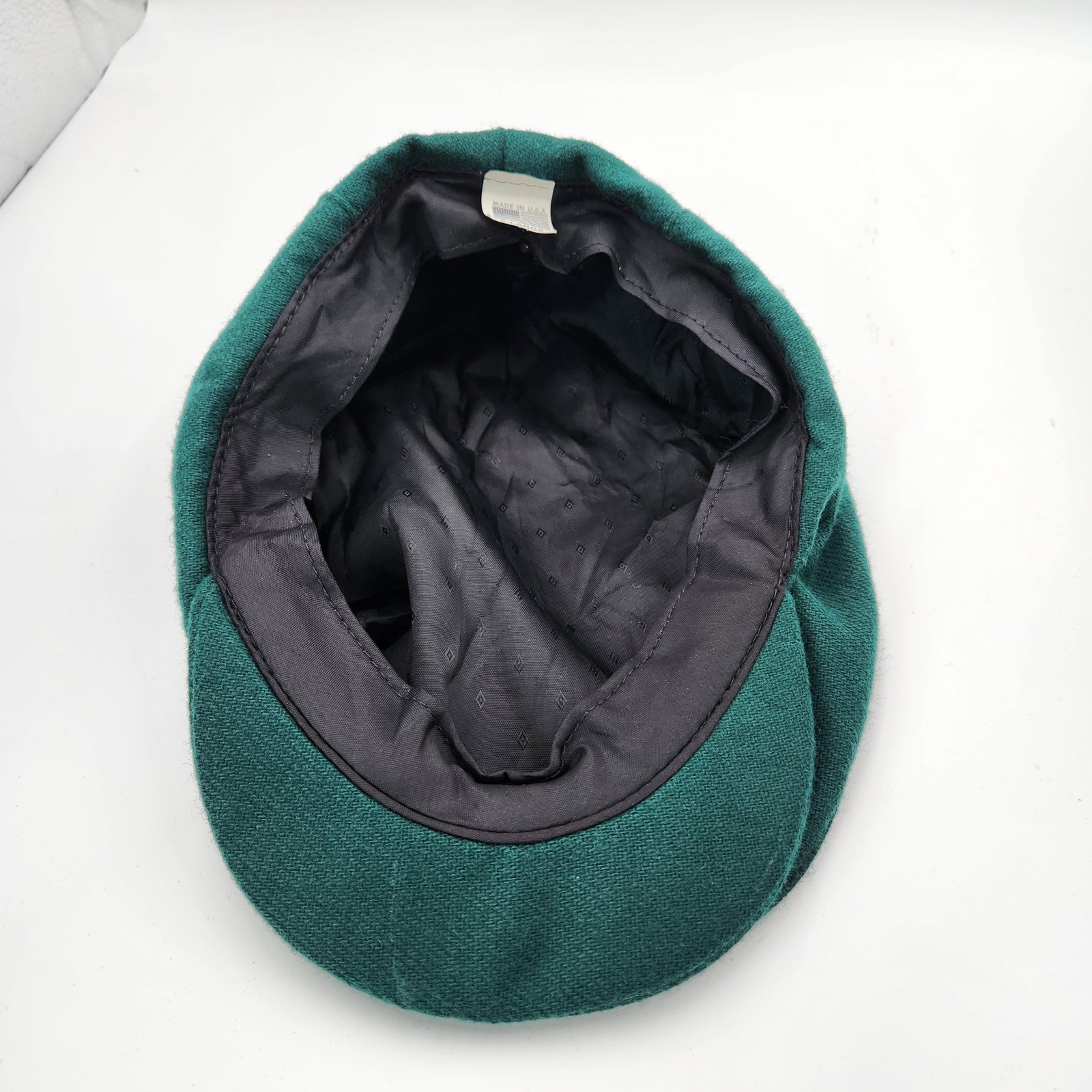 Vintage Nike Air Jordan Jumpman Flat Cap Hat Green XL Made in USA Basketball