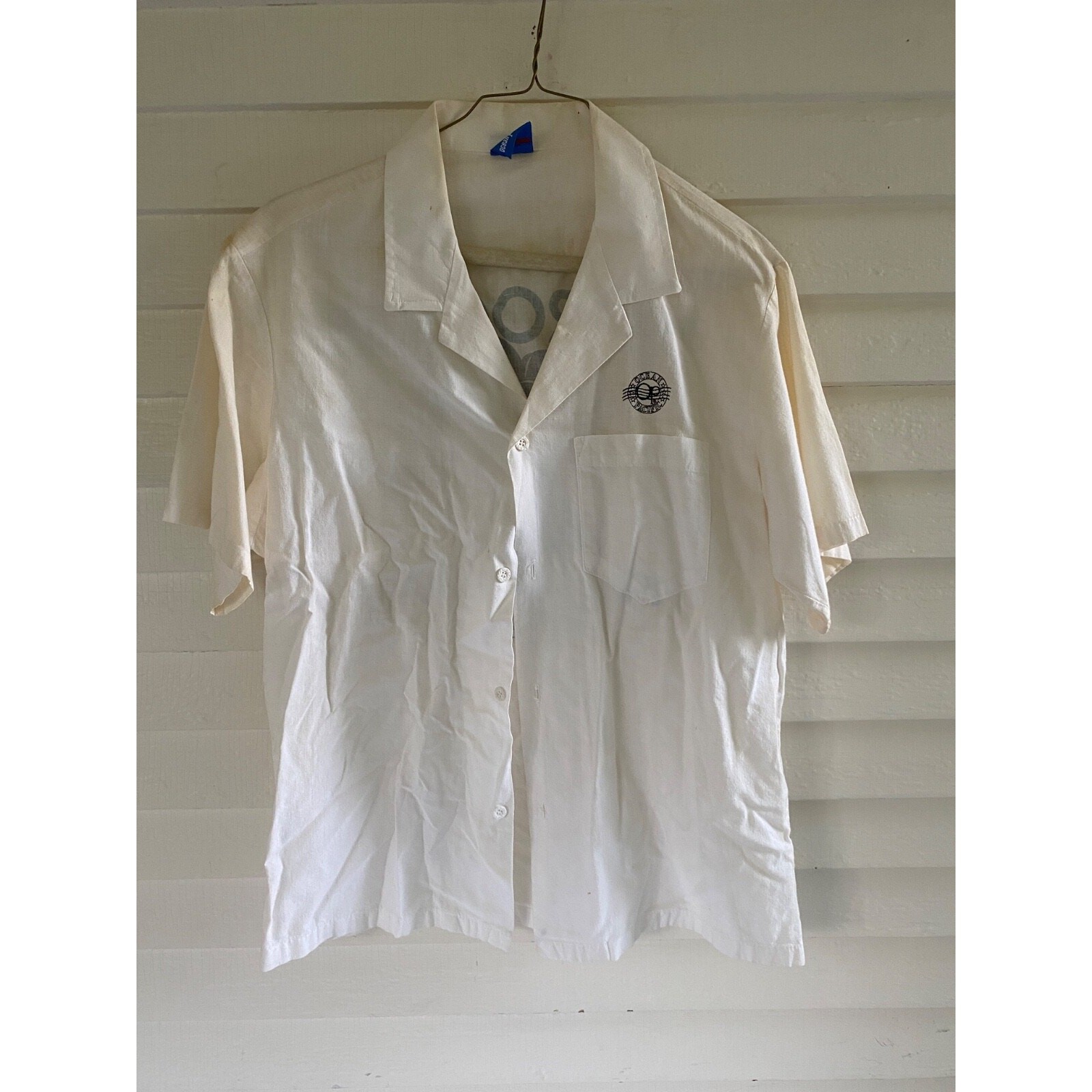Vintage Ocean Pacific OP Moroccan Lifeguard 1984 Button Up Shirt Fits Small S