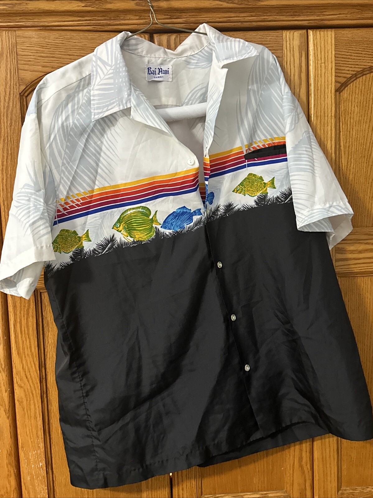 Vtg Rai Nani Hawaii USA Men’s 2XL Button Up Shirt