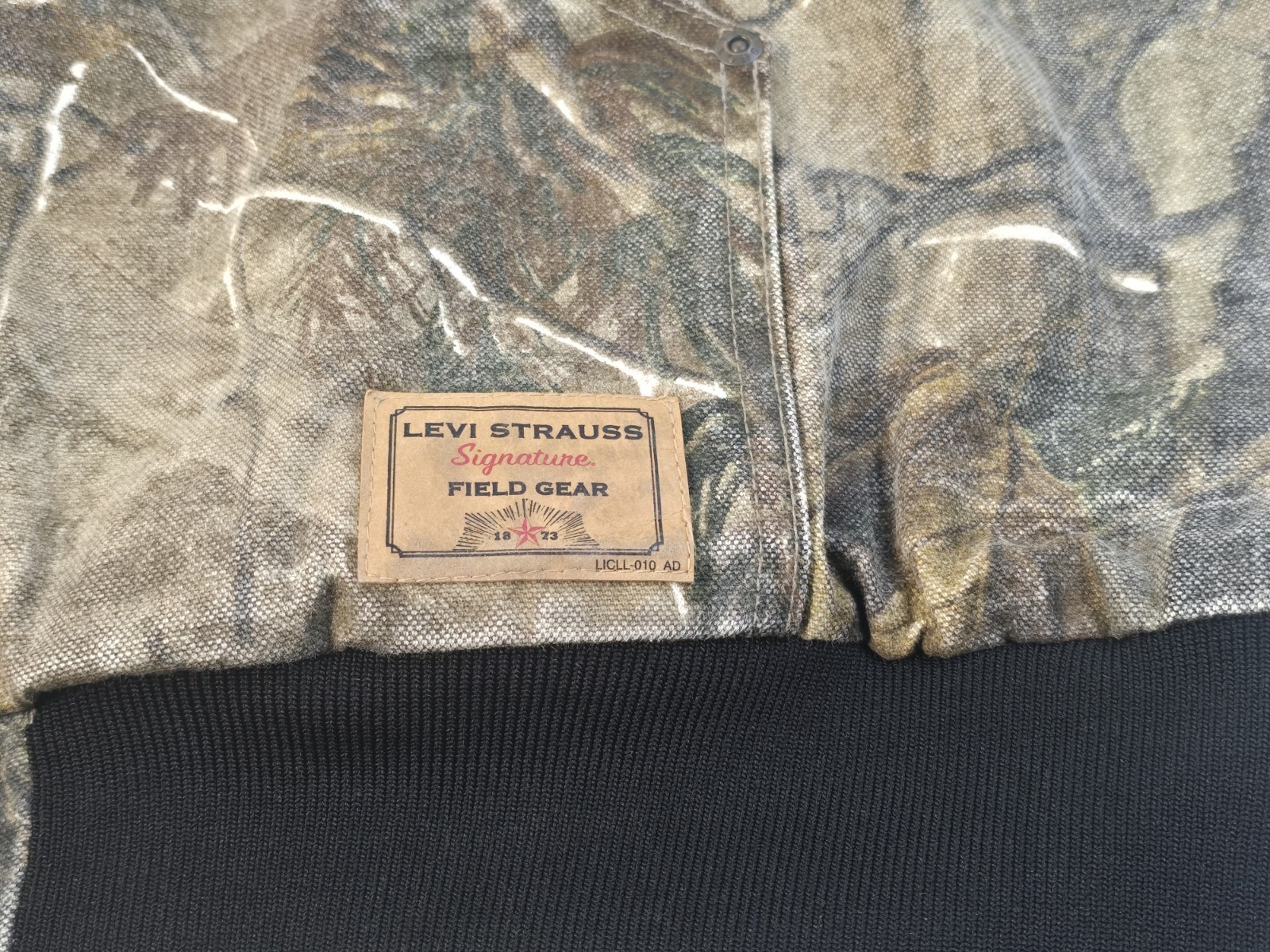 Levi Strauss Signature Field Gear Canvas Jacket Hoodie 2XL Camo Realtree VNTG