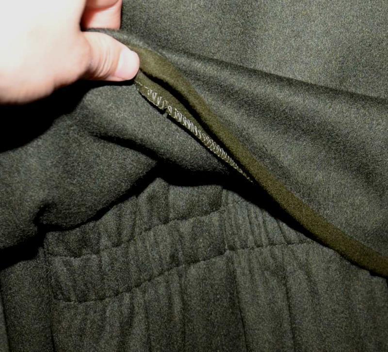 GREEN ~ Boiled WOOL Women German Hunting Shooting Dress JACKET Long Coat 36 14 L