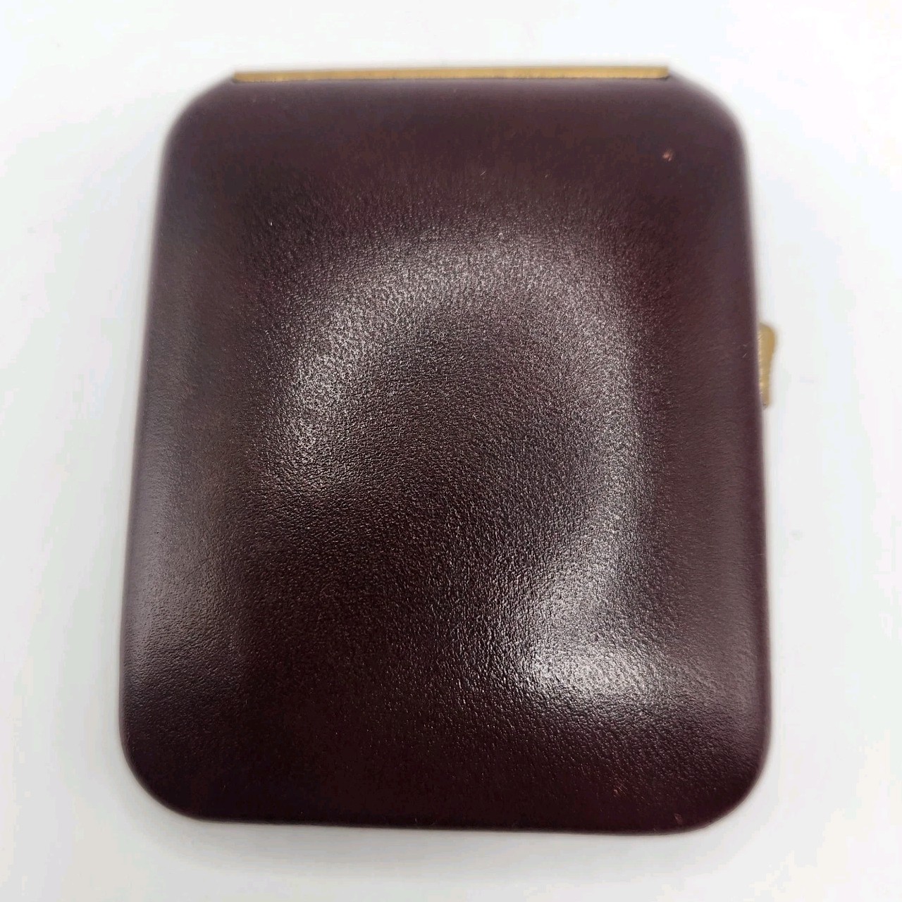 Vintage 1960’s Buxton Maroon Leather 4-Key Holder “KEY-TAINER” Saddle Cowhide