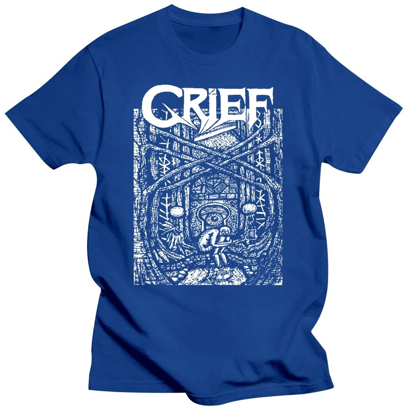 NEW Grief Band Album For Fans Heavy Cotton Blue S-5XL T Shirt For Fans MC644