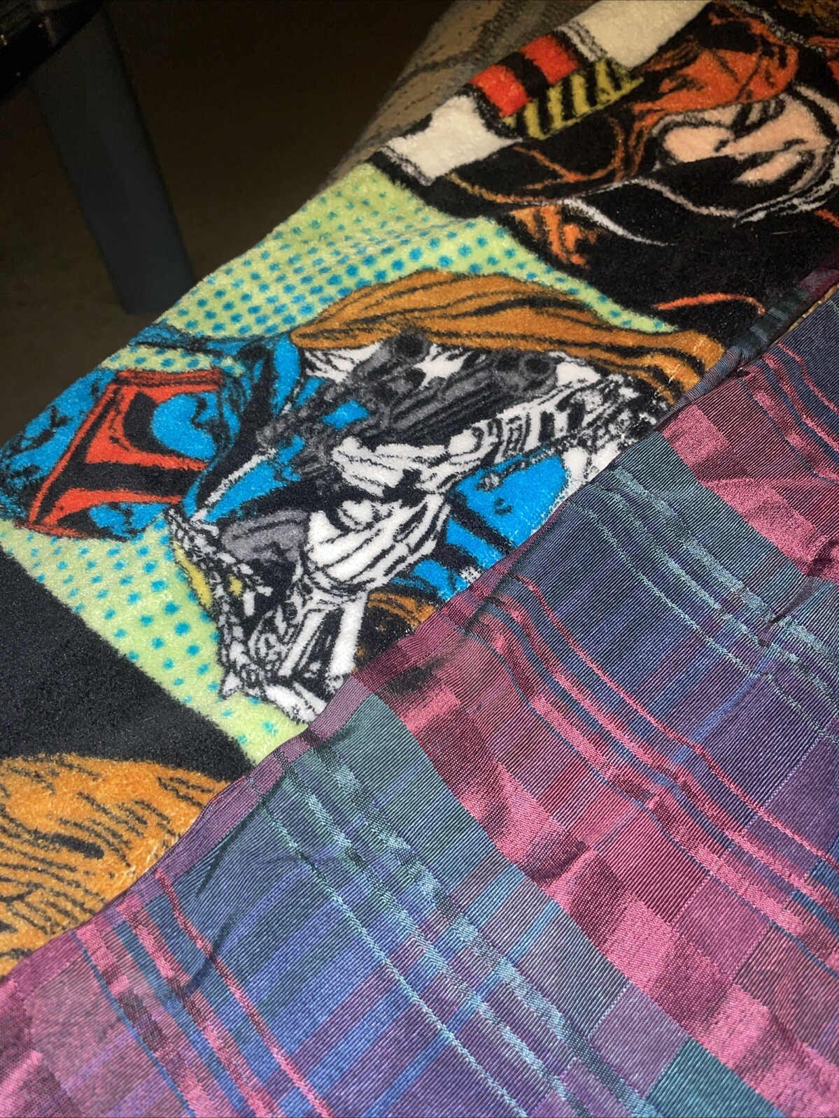 Handmade Fleece Star Wars Scarf Reversible Heavy 56 Inches Long
