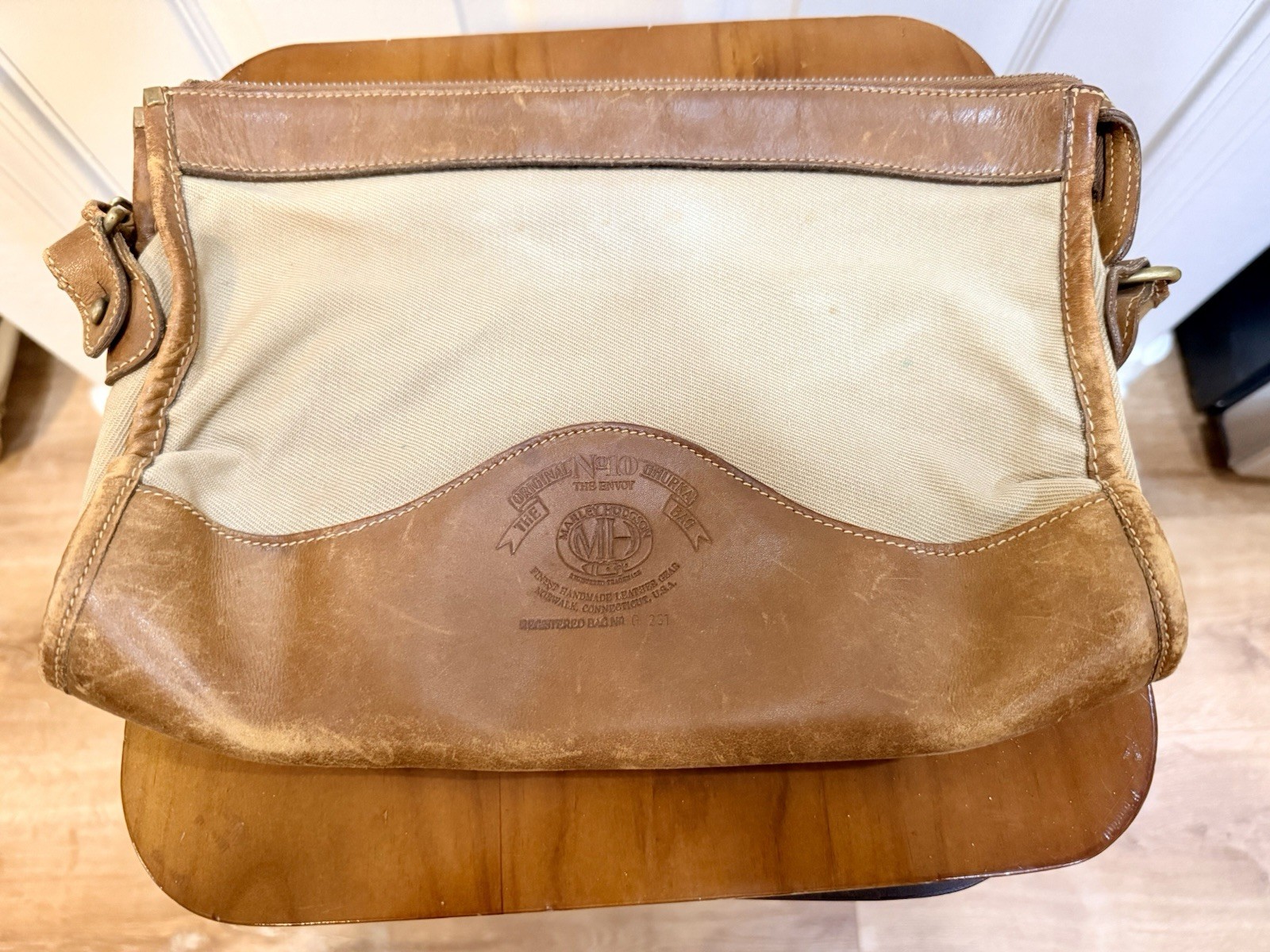 RARE Original GHURKA Bag No 10 The Envoy Leather Nice Marley Hodgson