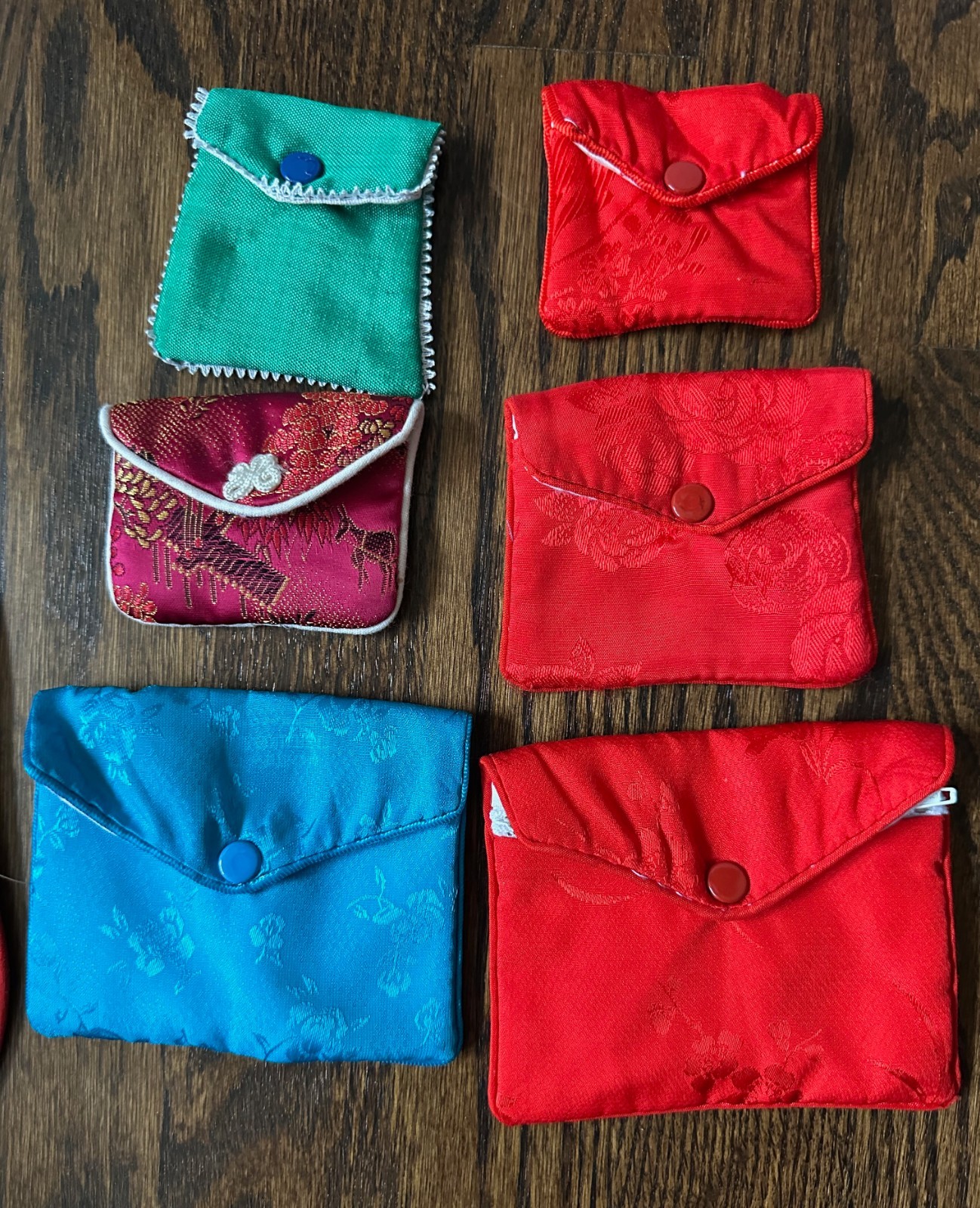 ✨🌸 VINTAGE Japanese / Asian Fabric Items – Lot Sale – coin purses pouches scarf