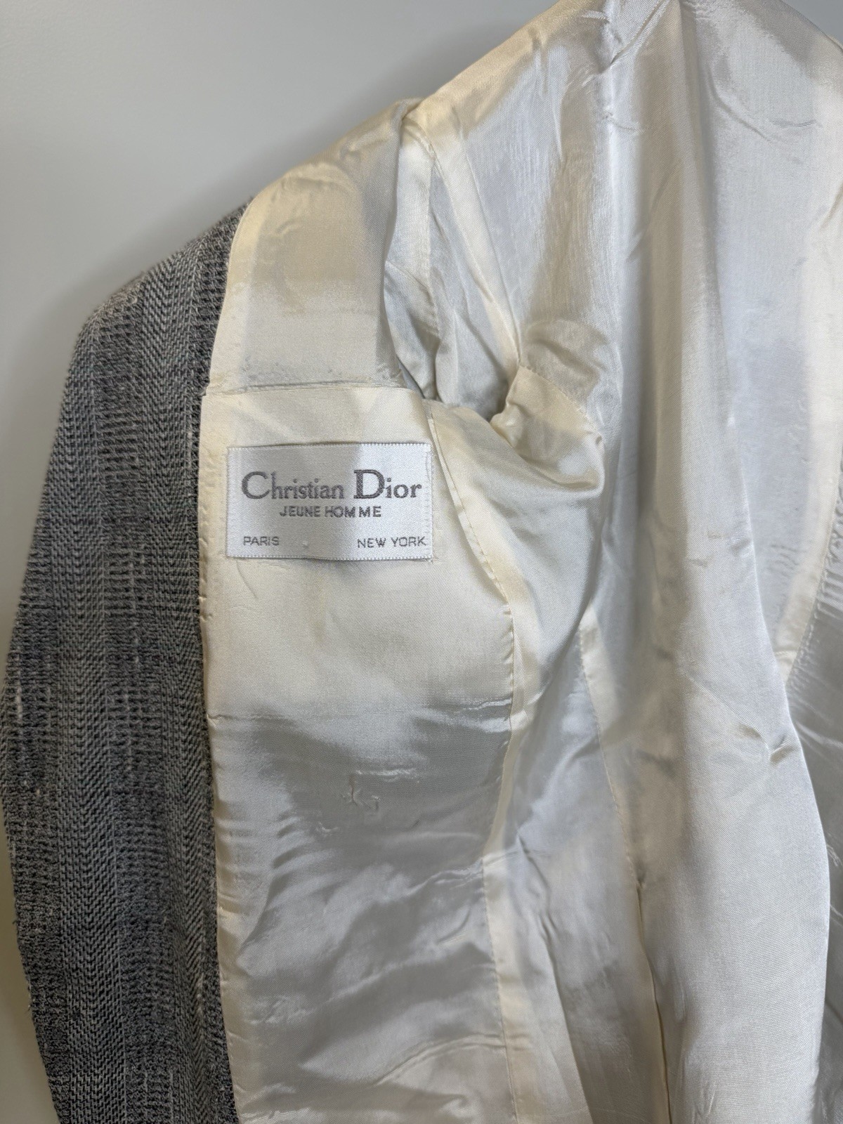 Christian Dior Boy’s Vintage Plaid Blazer Size 14 VGUC