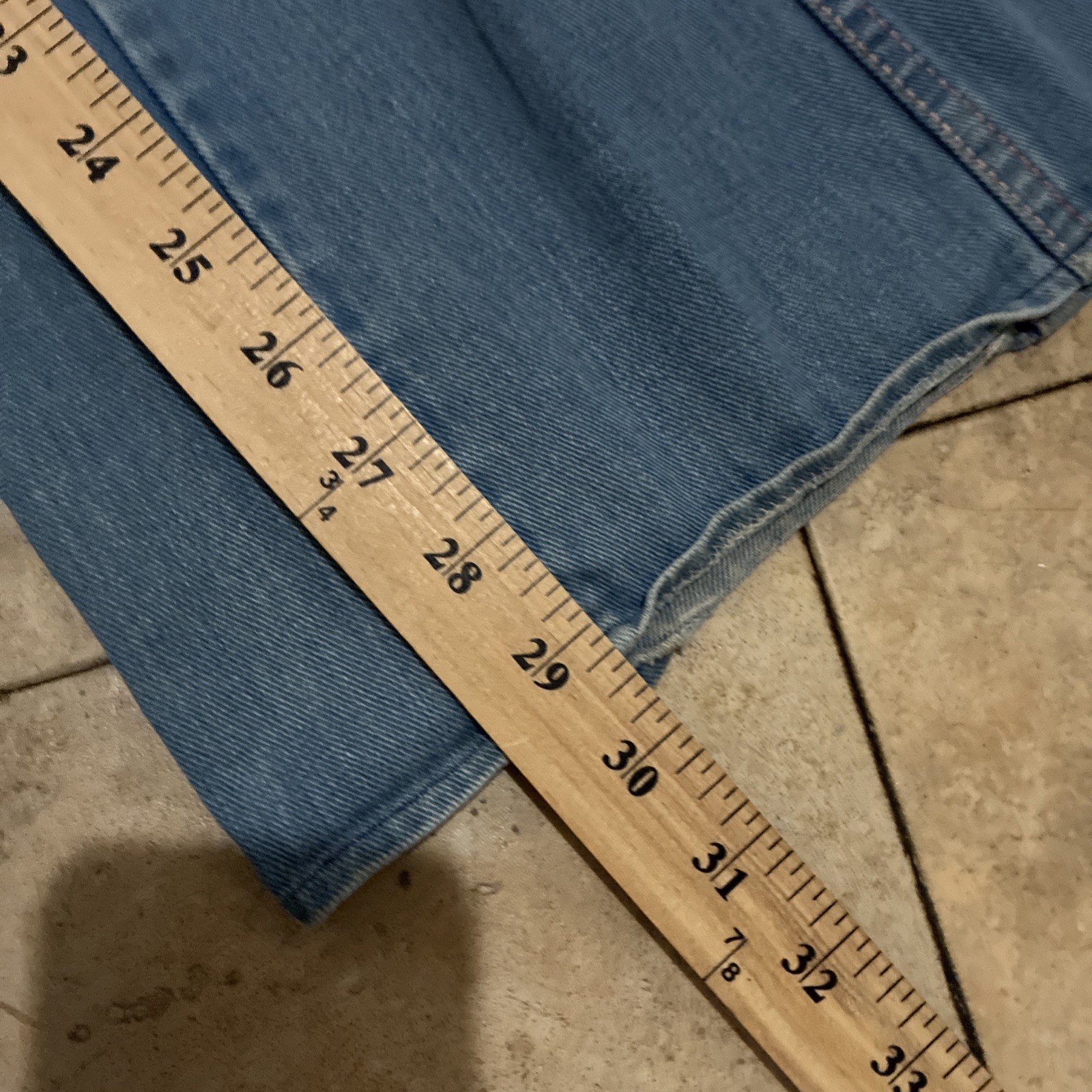 VTG 70s On Time By Prime Time Patchwork Denim Flare Leg Pants Waist 27” Tag 31