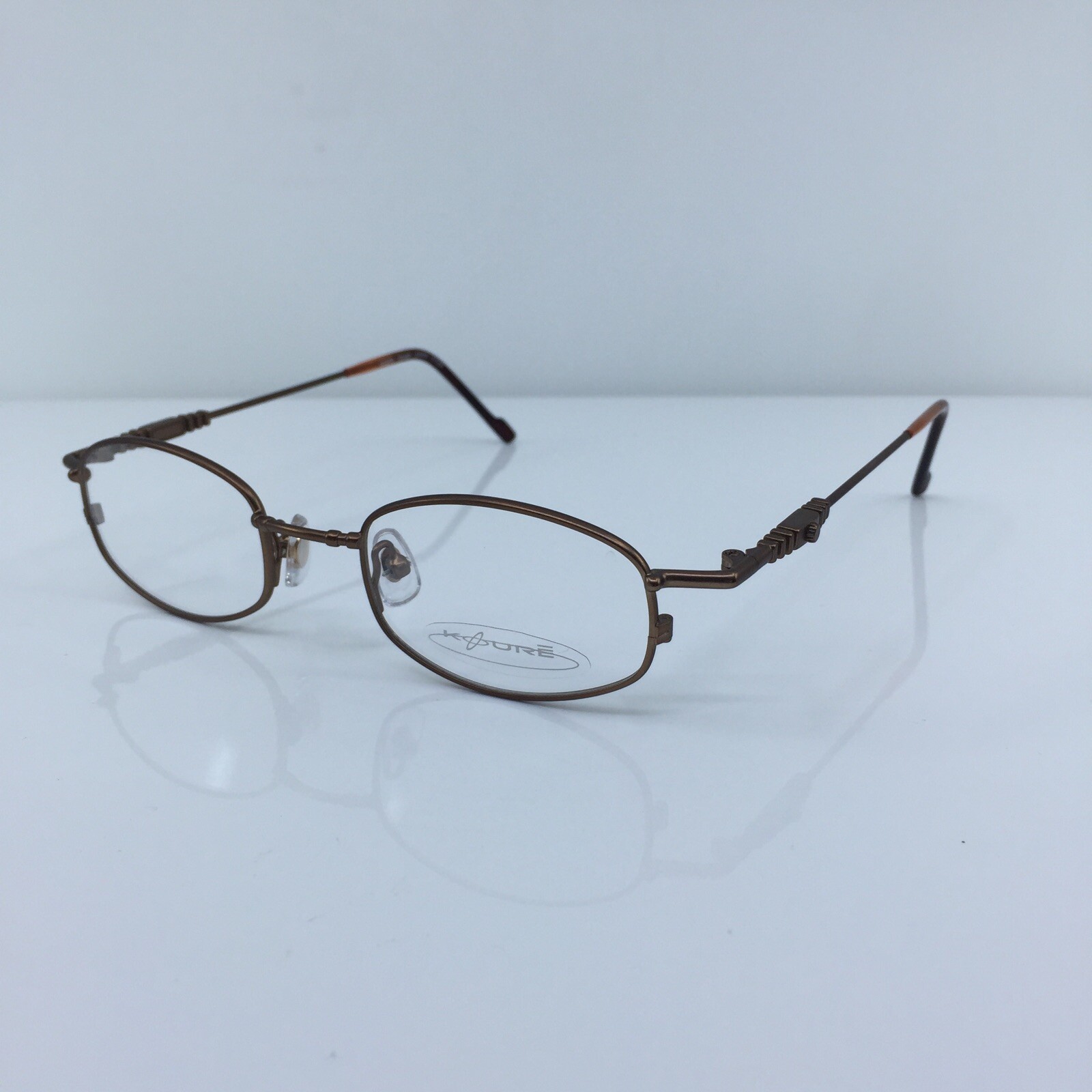 New Vintage Koure KR 8180 Eyeglasses KR 8180 C. D12 Brushed Matte Brown 47-20mm