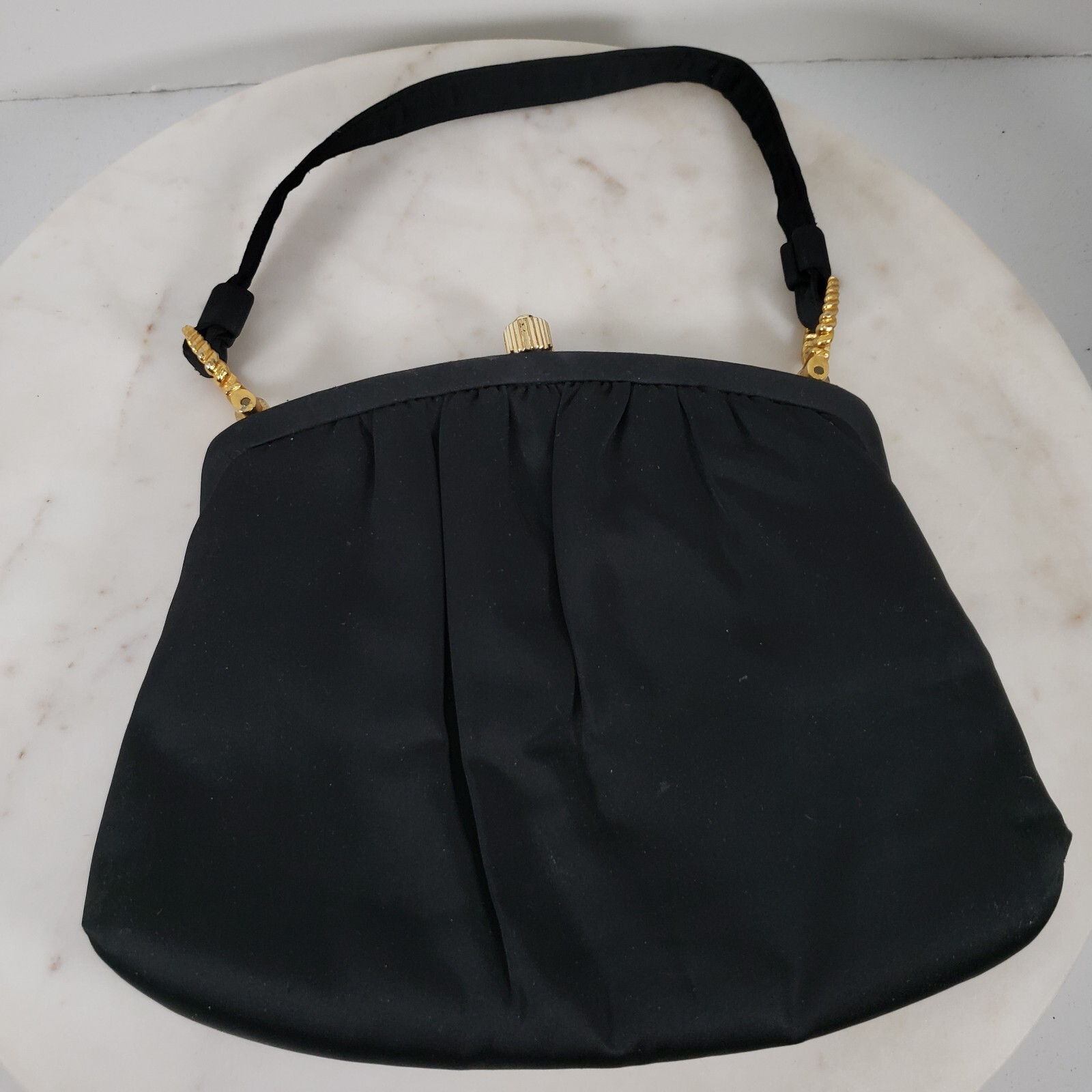 Vintage L & M Spot Lite Exclusive Evening Bag Purse Made In The USA 8 1/2”x 7”