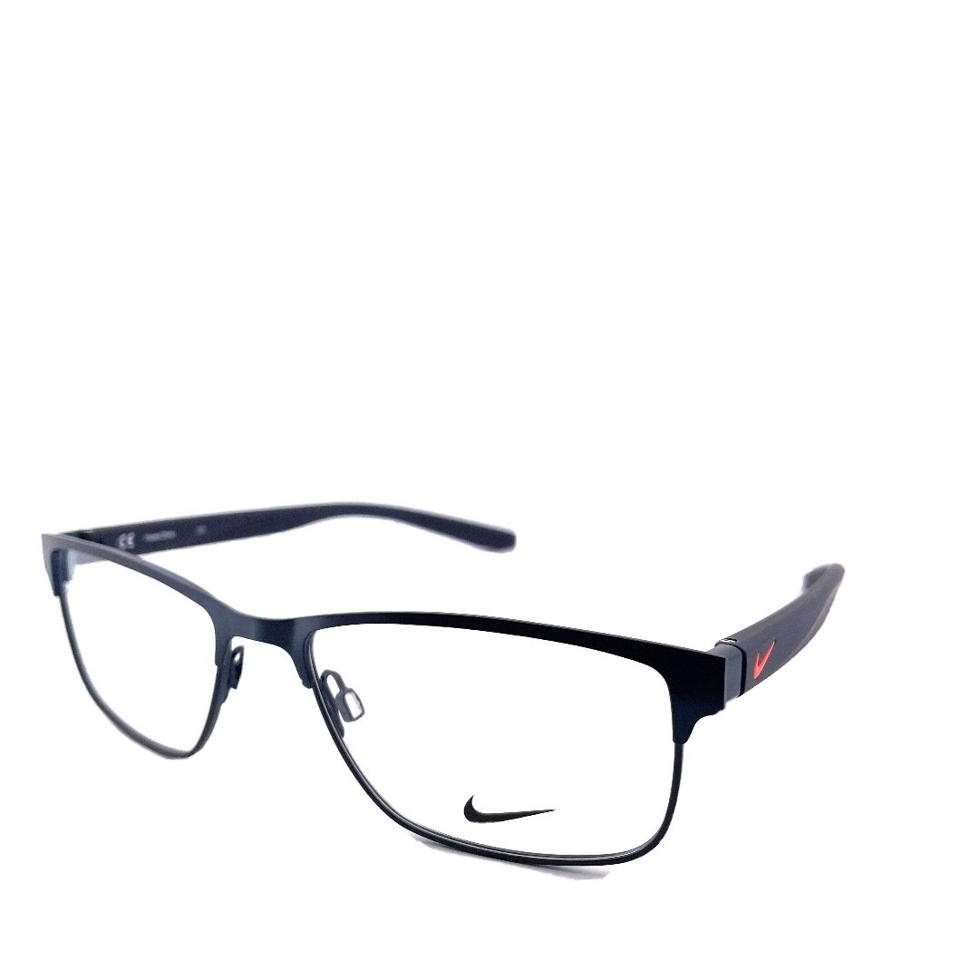 Nike Eyeglasses 8190 Satin Blue 54-17mm New 100% Authentic With Case