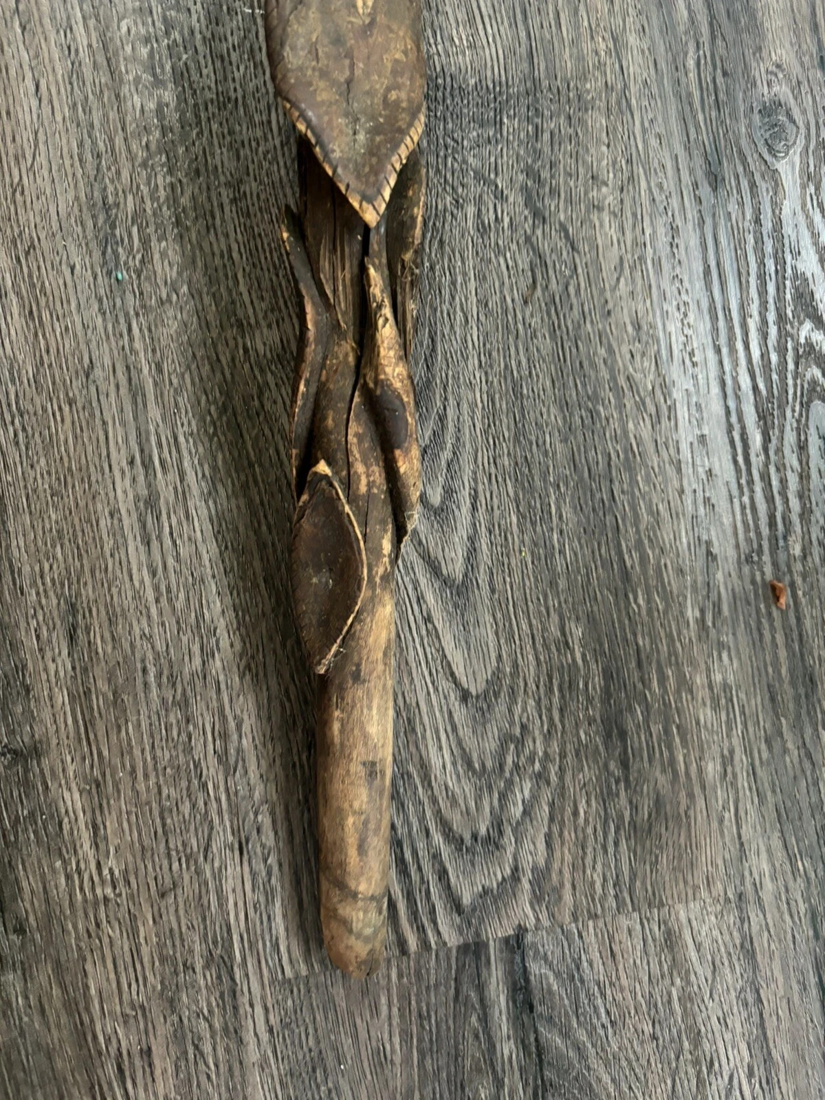 Walking Stick Brass Antique Vintage WillowHiking 34” Handle Hand Made Diamond.