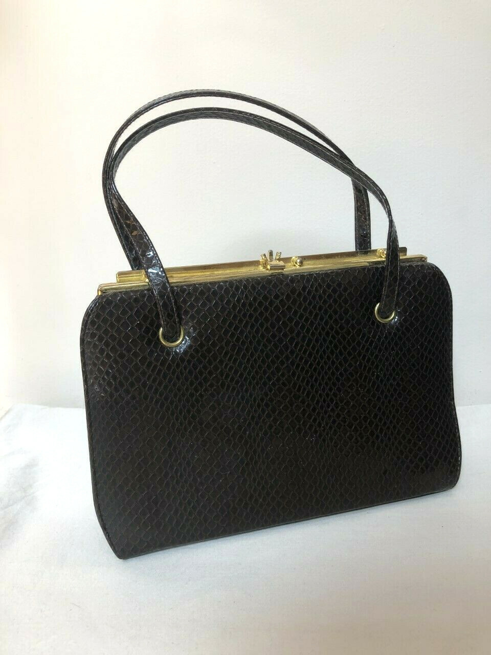 Vintage Naturalizer Women’s Brown Simulated Leather Satchel Bag