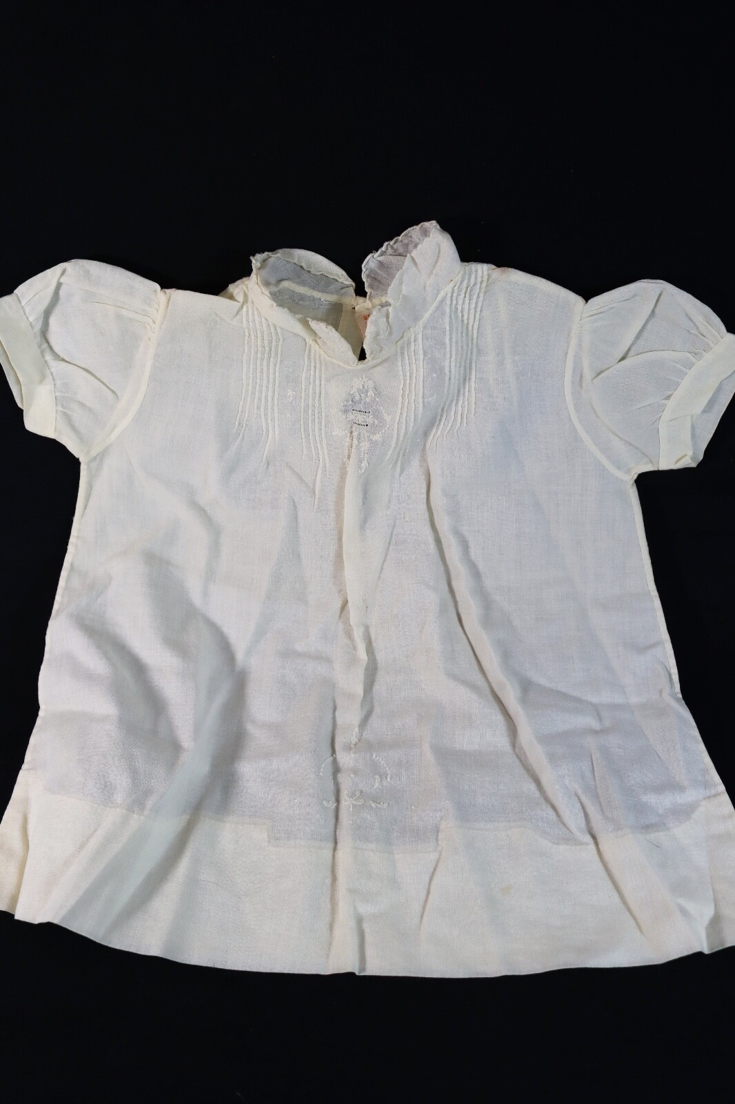 Antique Hand Made Baby Childs or Doll White Dress w/ Pin Tucks BT Philippines