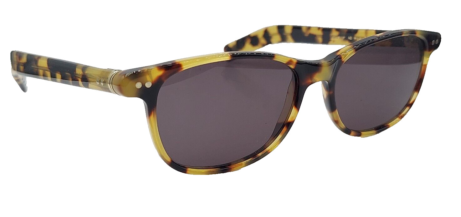 Vintage Lunor 253 Brown Tortoise Oval Horn-Rimmed Sunglasses W/ NEW LENSES!