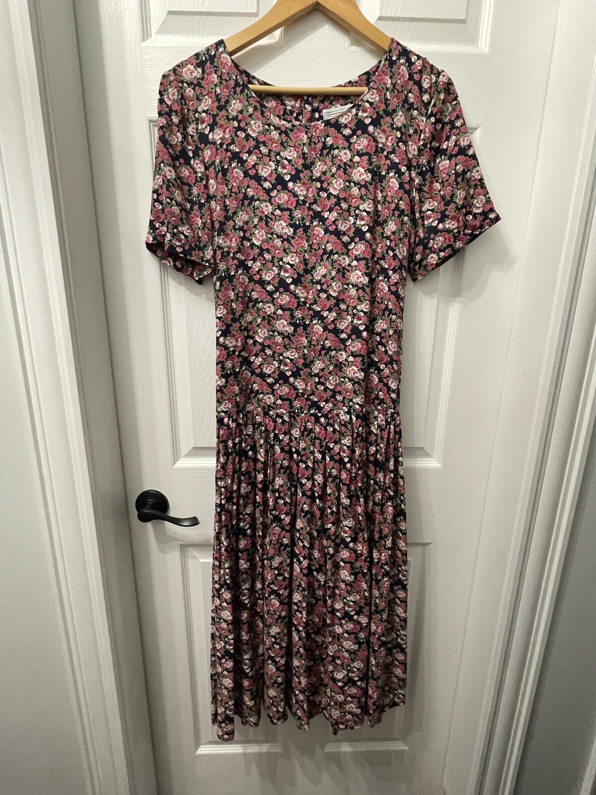 Vintage E. D. Michaels by Melanie Drucker Dress Cottagecore Prairie Floral 11-12