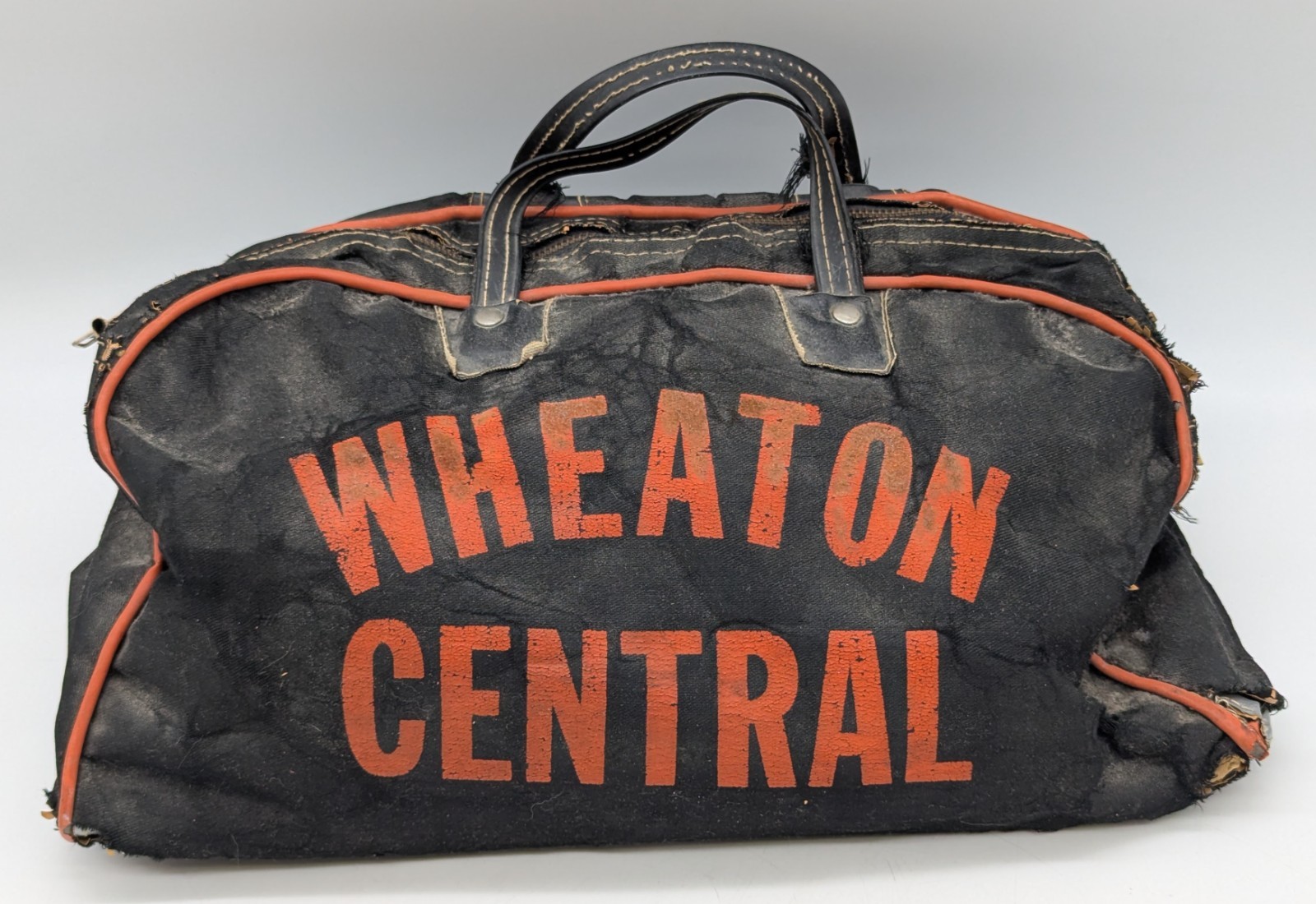Vtg Wheaton Central High School IL Gym Sports Duffel Bag – READ