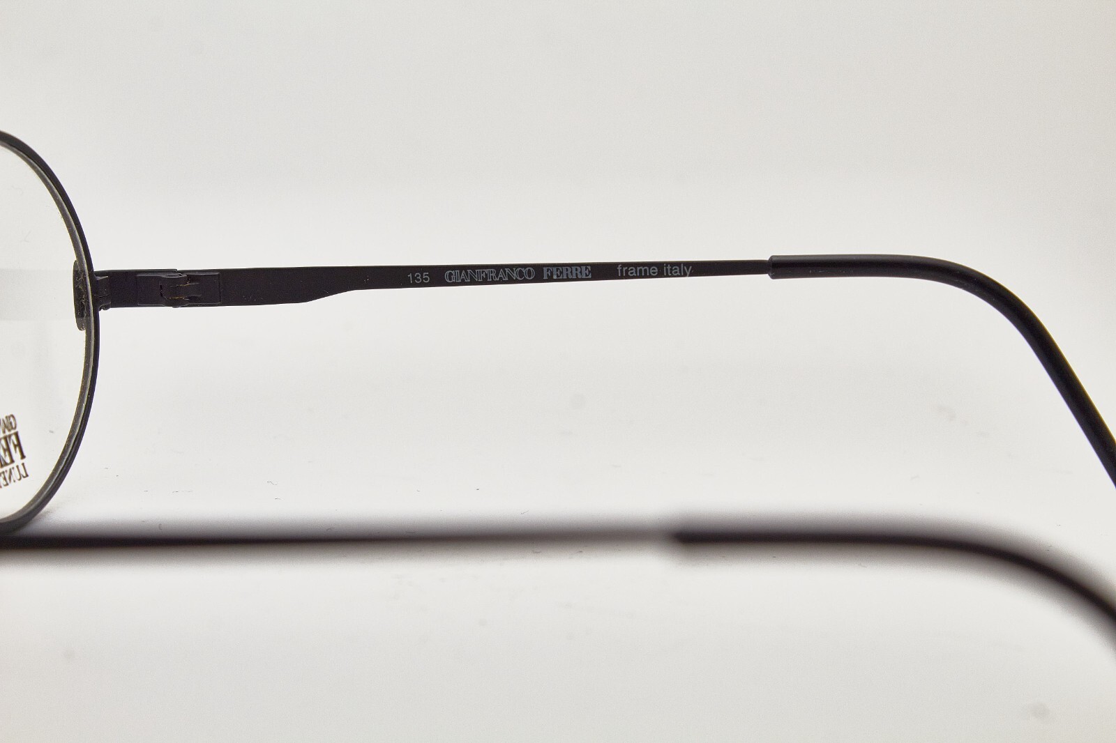 Vintage GIANFRANCO FERRE Slim Metal Oval Eyeglasses 90s | Office Siren Old Money