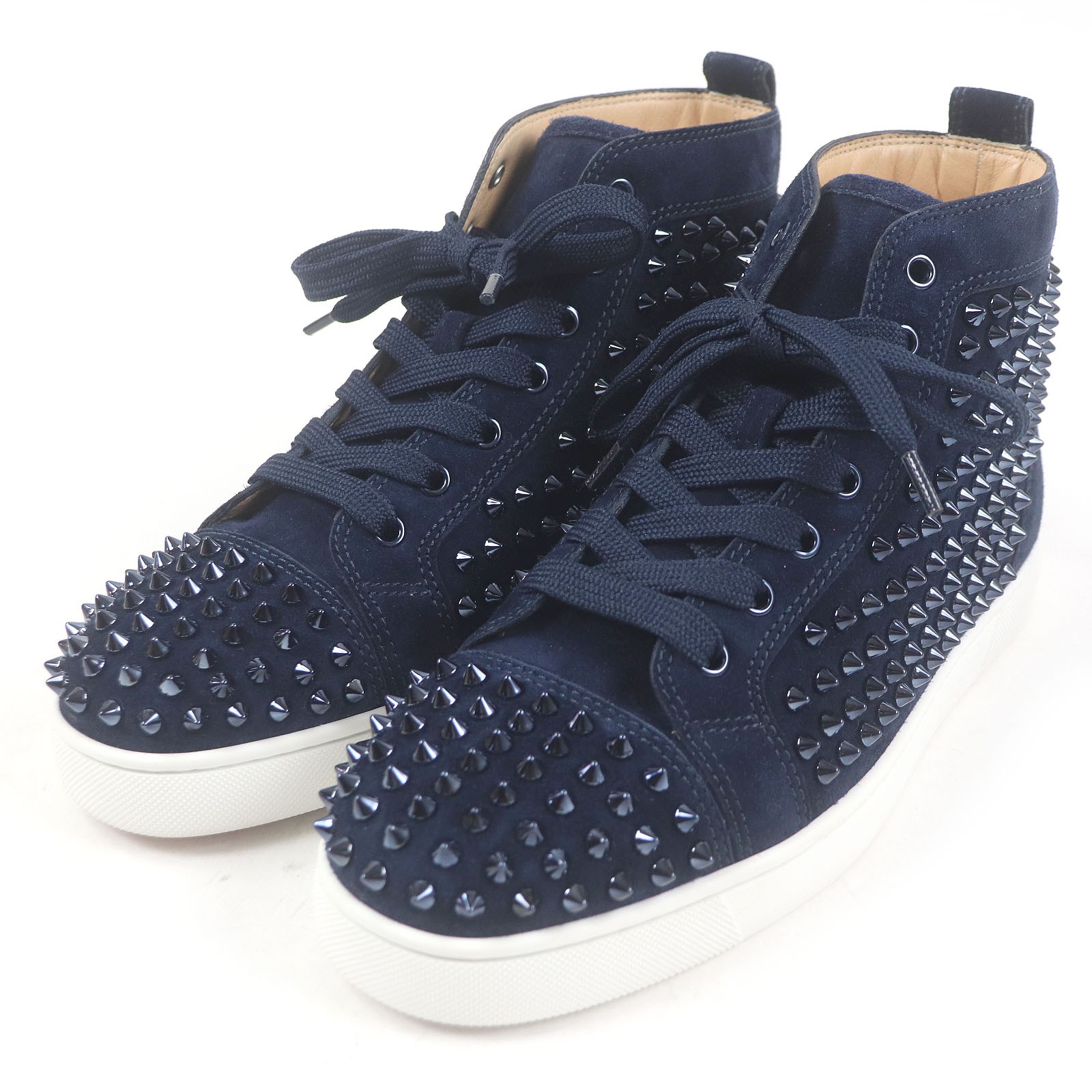 Christian Louboutin LOUIS FLAT Suede Sneakers – DUTY FREE