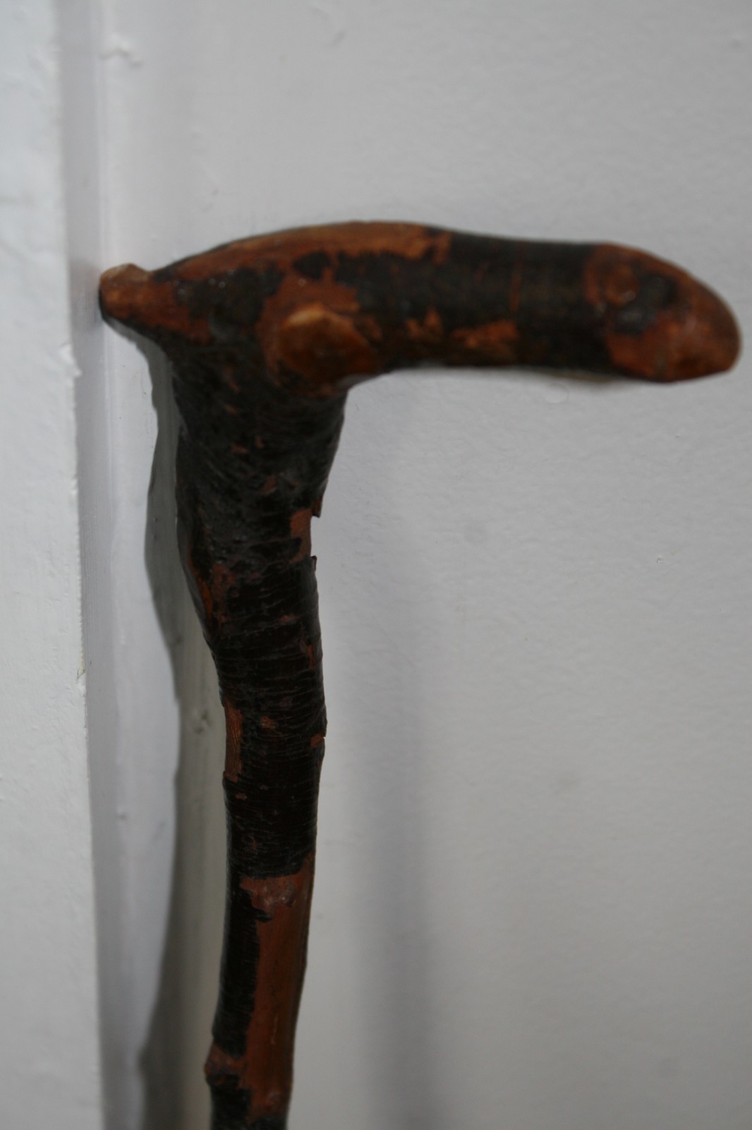 Vintage Irish Blackthorn Thorny Thin Shillelagh Walking Stick Cane 35″