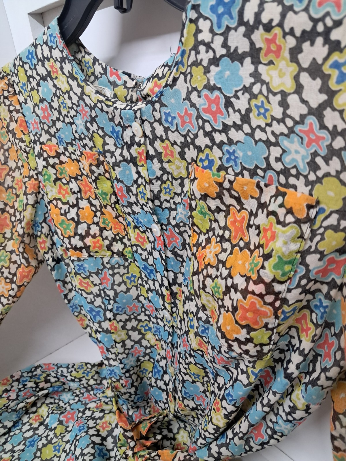 Vintage John Meyer Of Norwich Lined longsleeve Maxi Dress Size 12
