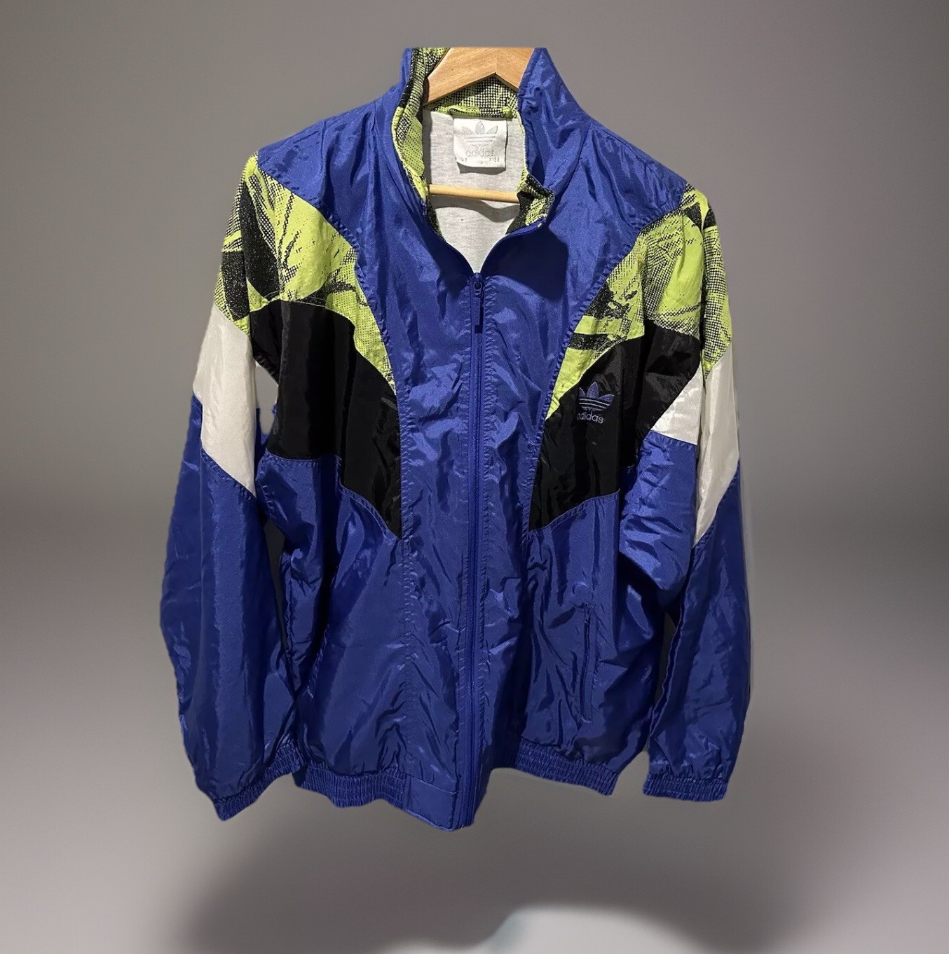 Adidas Windbreaker Jacket Size L 🏸🏸🏸 Retro Vintage Track JACKET 90s 90s 00s