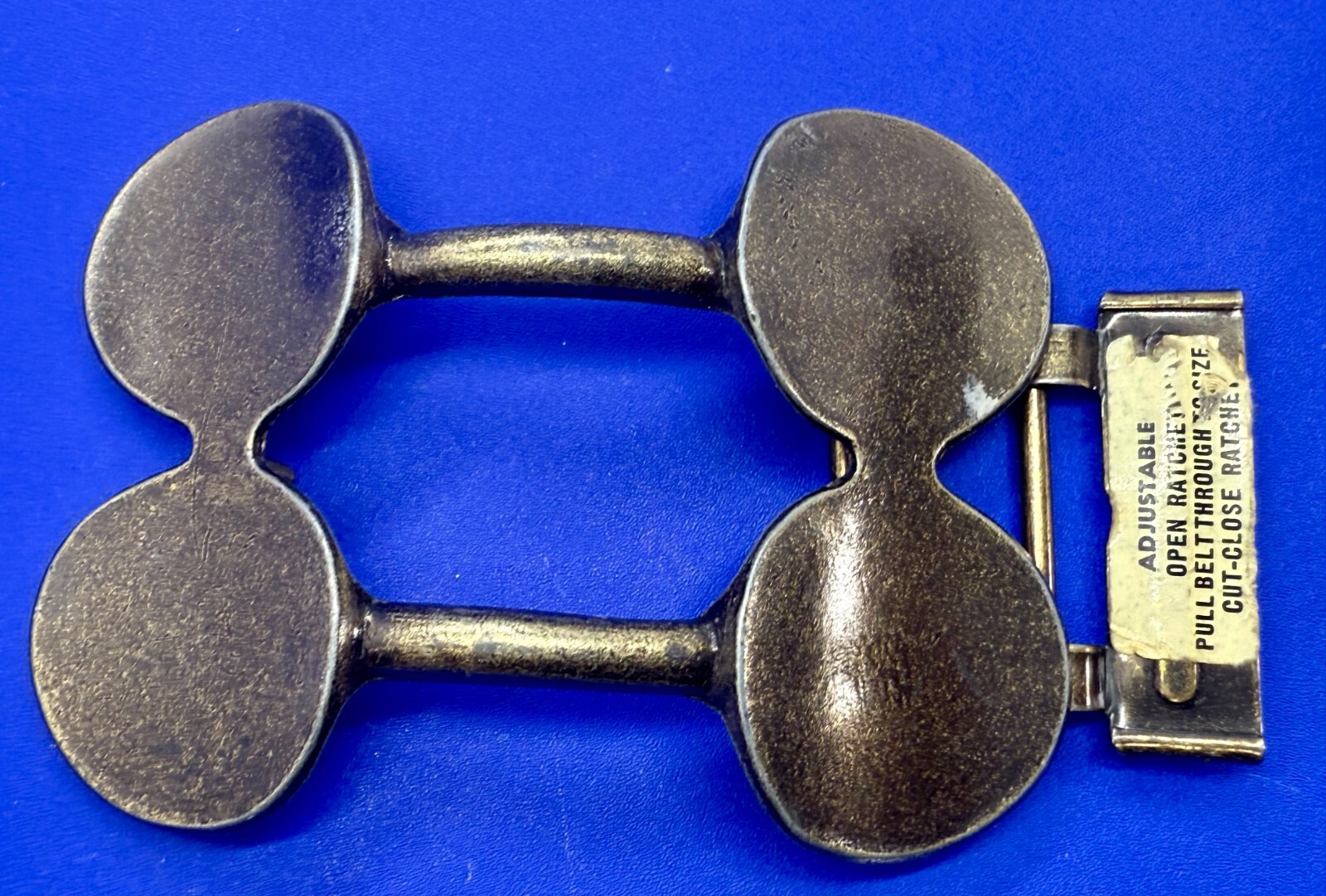 Unique Adjustable Open Pull Through Cut Close Ratchet Belt Buckle