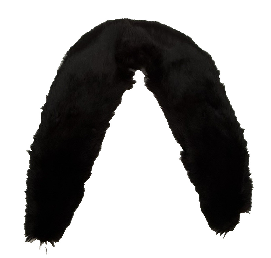 Vintage 14″ Dark Brown Mink Fur Collar
