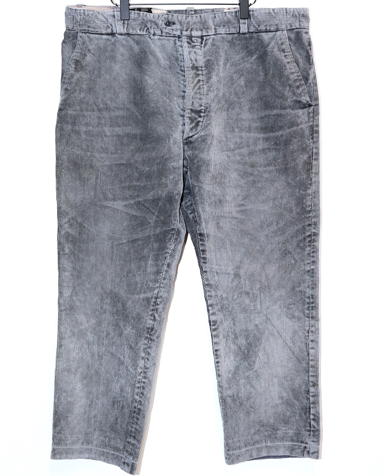French Vintage 1950s Light Grey Corduroy Work Pants LE MEILLEUR D’AMIENS W43