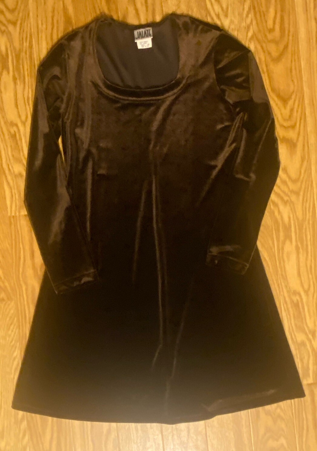 Vintage Jalate Limited Y2K 90’s Women Small Long Sleeve Brown Velvet Dress USA