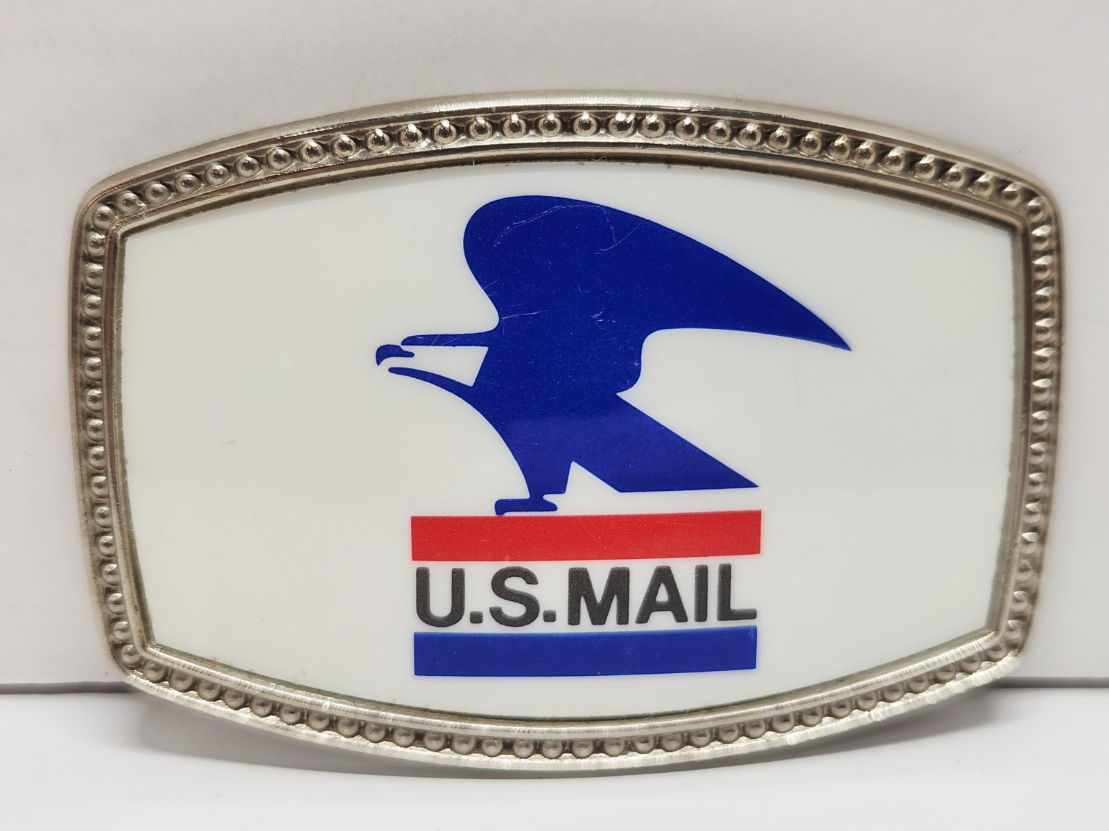 Vintage US MAIL Belt Buckle POST Office USPS Postal Insignia Buckle