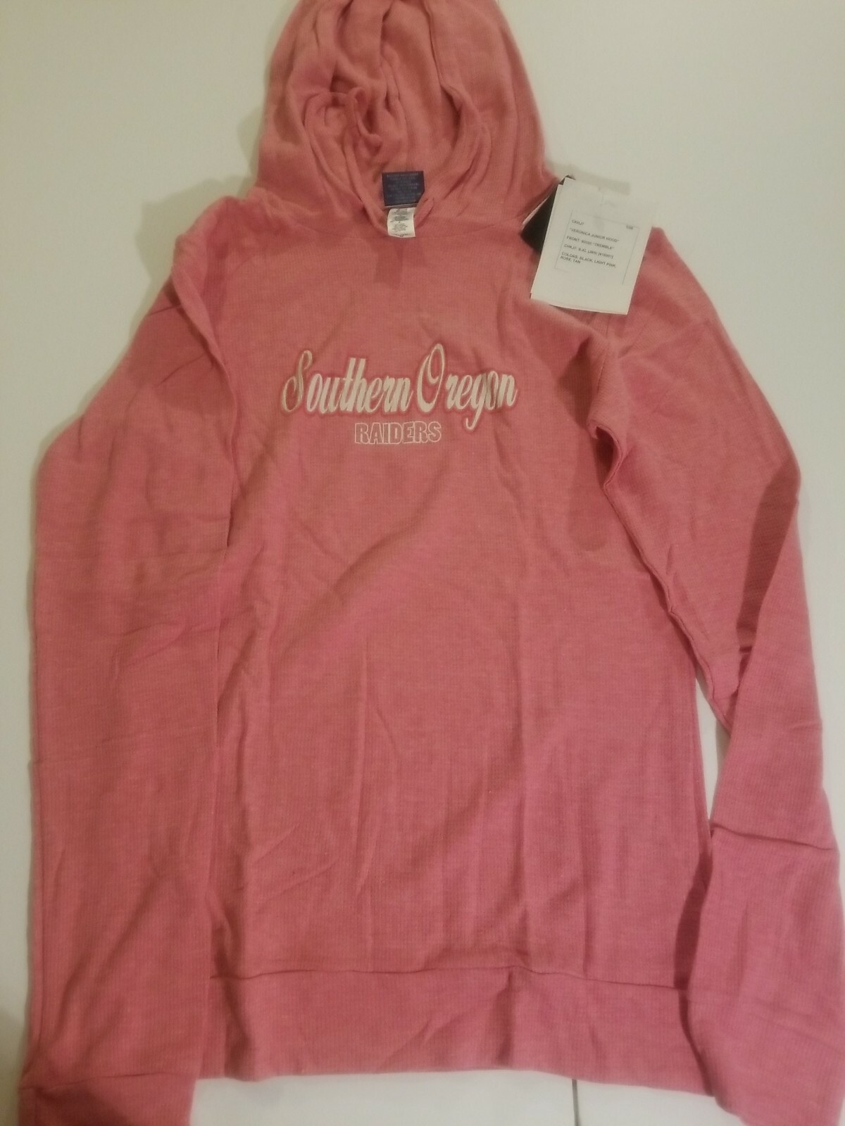 Vintage Southern Oregon Raiders Long Sleeve Thermal Womens medium Salesman…