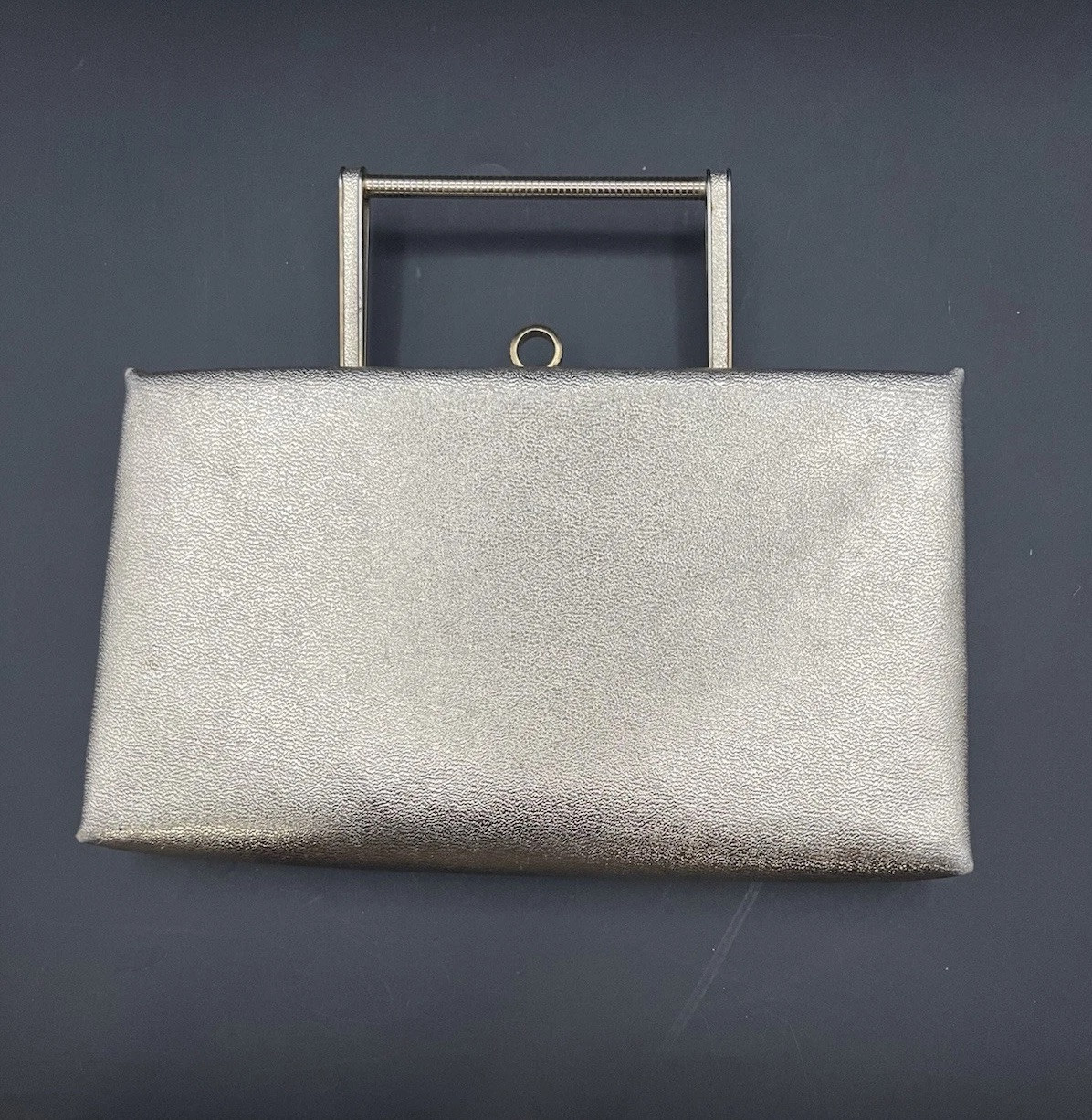 Envelope Bag Metal Handle Foldable After Five Eveningwear 1950s Vintage