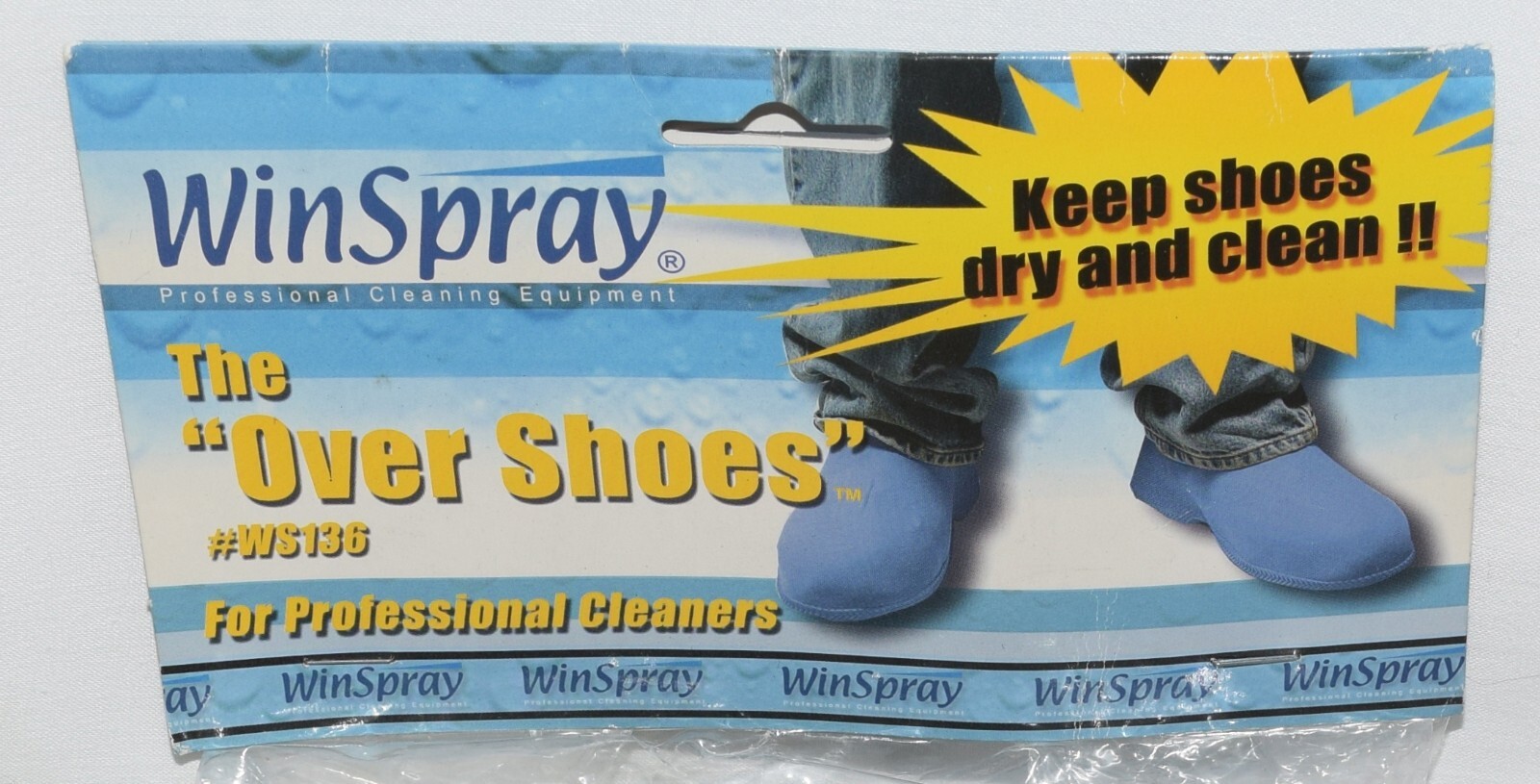WinSpray WS136 Reusable No Slip Shoe Protectors Size Large 9-11 New Old Stock