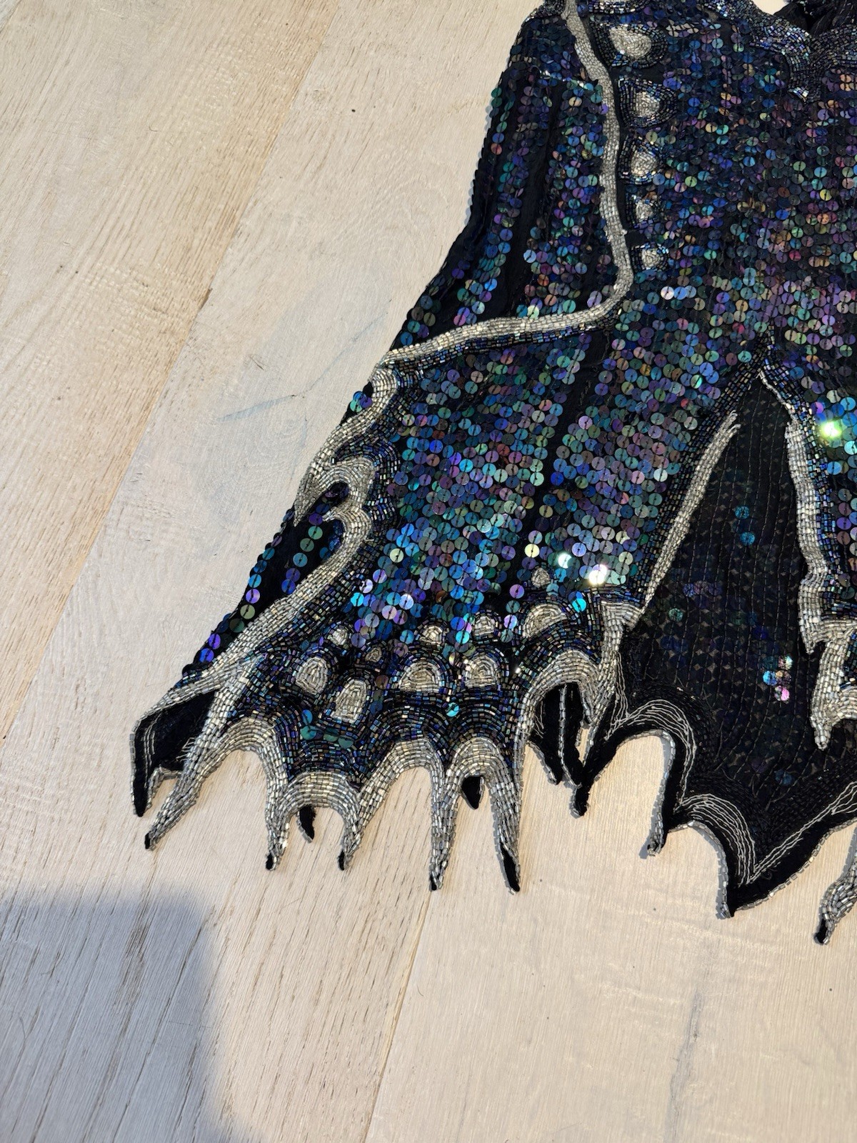 Beaded Sequin Top Vintage 1980’s XS